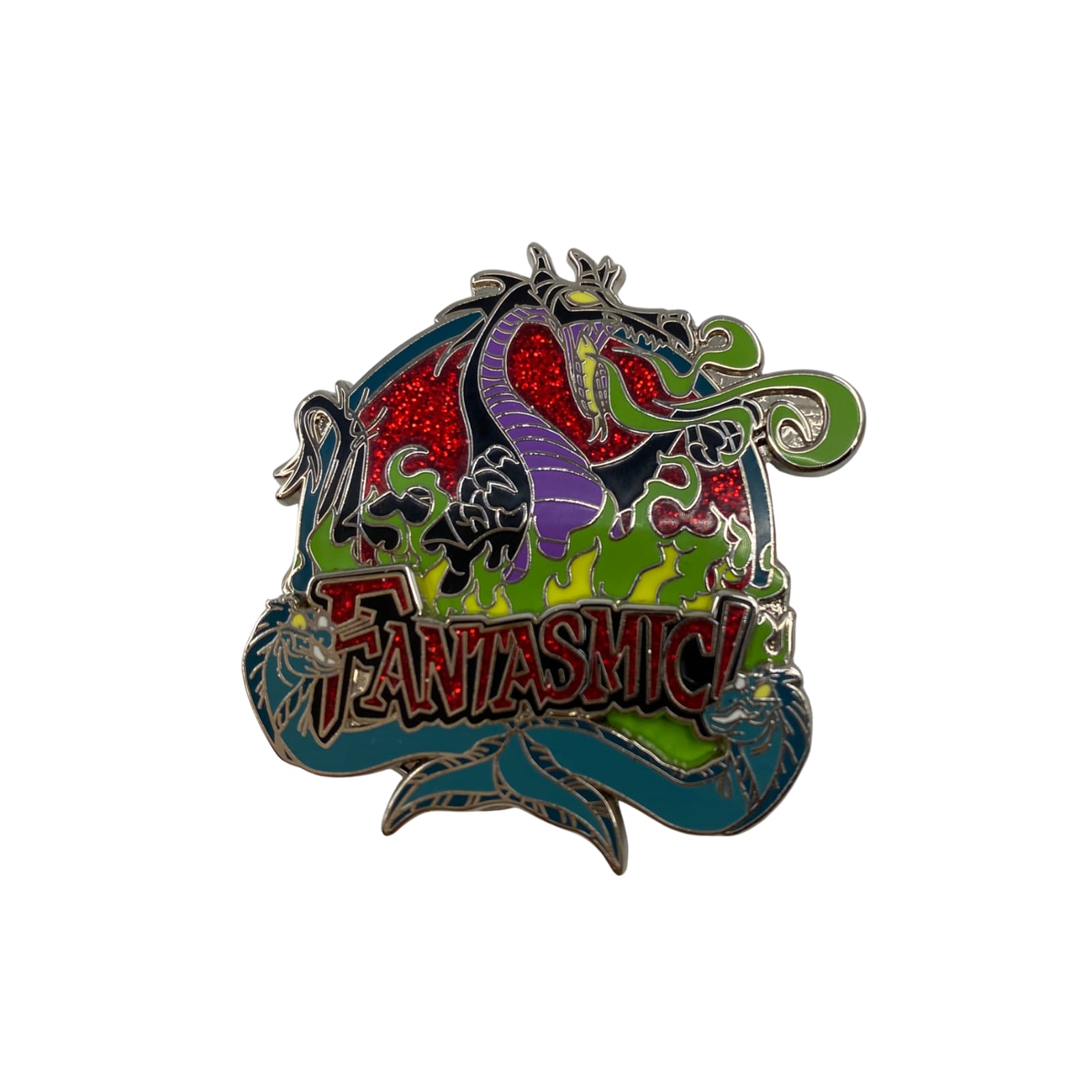 Disney Green Fantasmic Classic Brooch