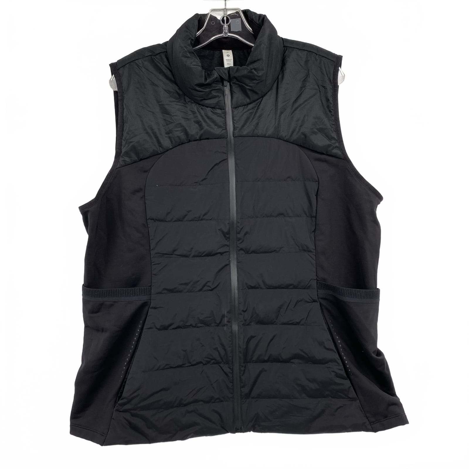 Lululemon Black Down For It All Zip-Up Puffer Vest