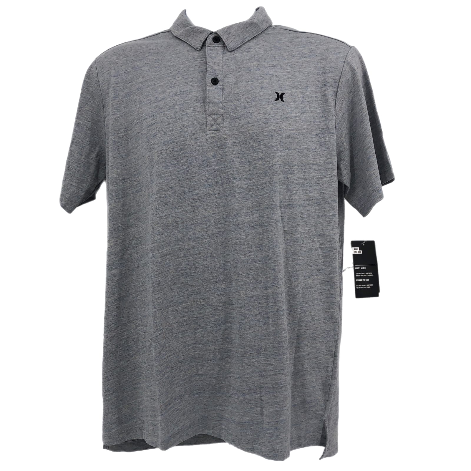 Hurley Gray Breathable Polo Shirt