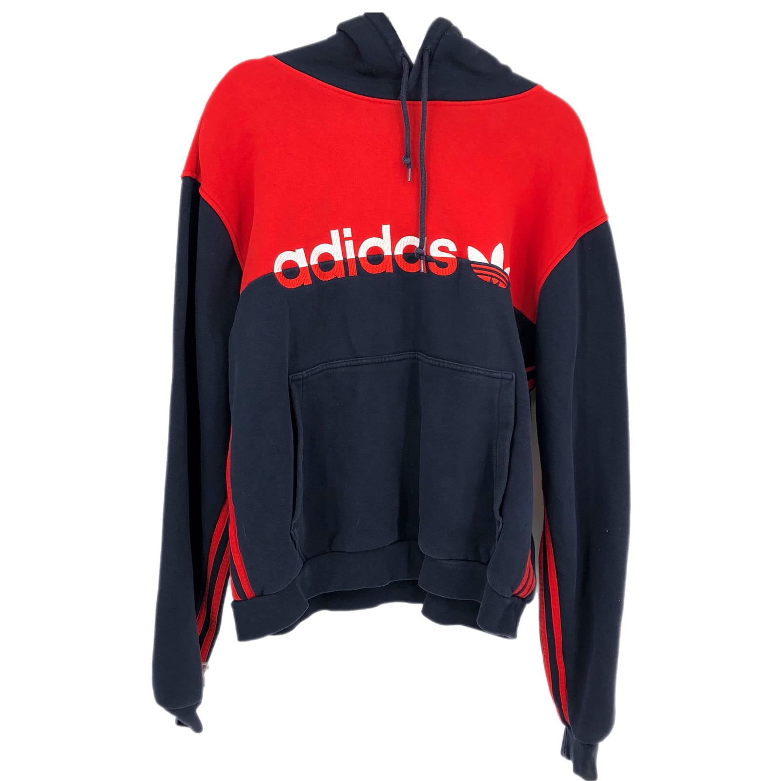 Adidas Blue & Red Classic Pullover Sweatshirt