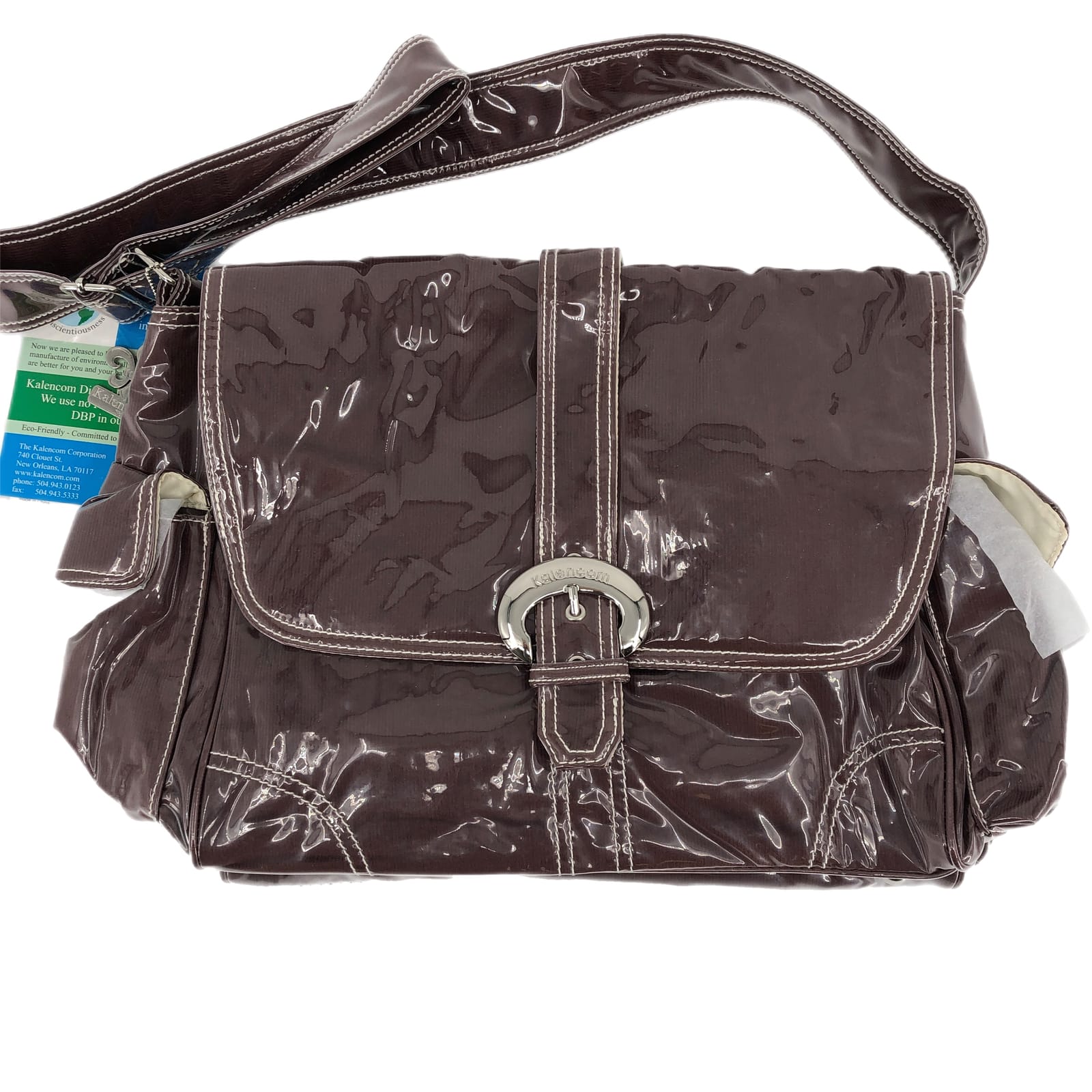 Chic Brown Messenger Baby Bag