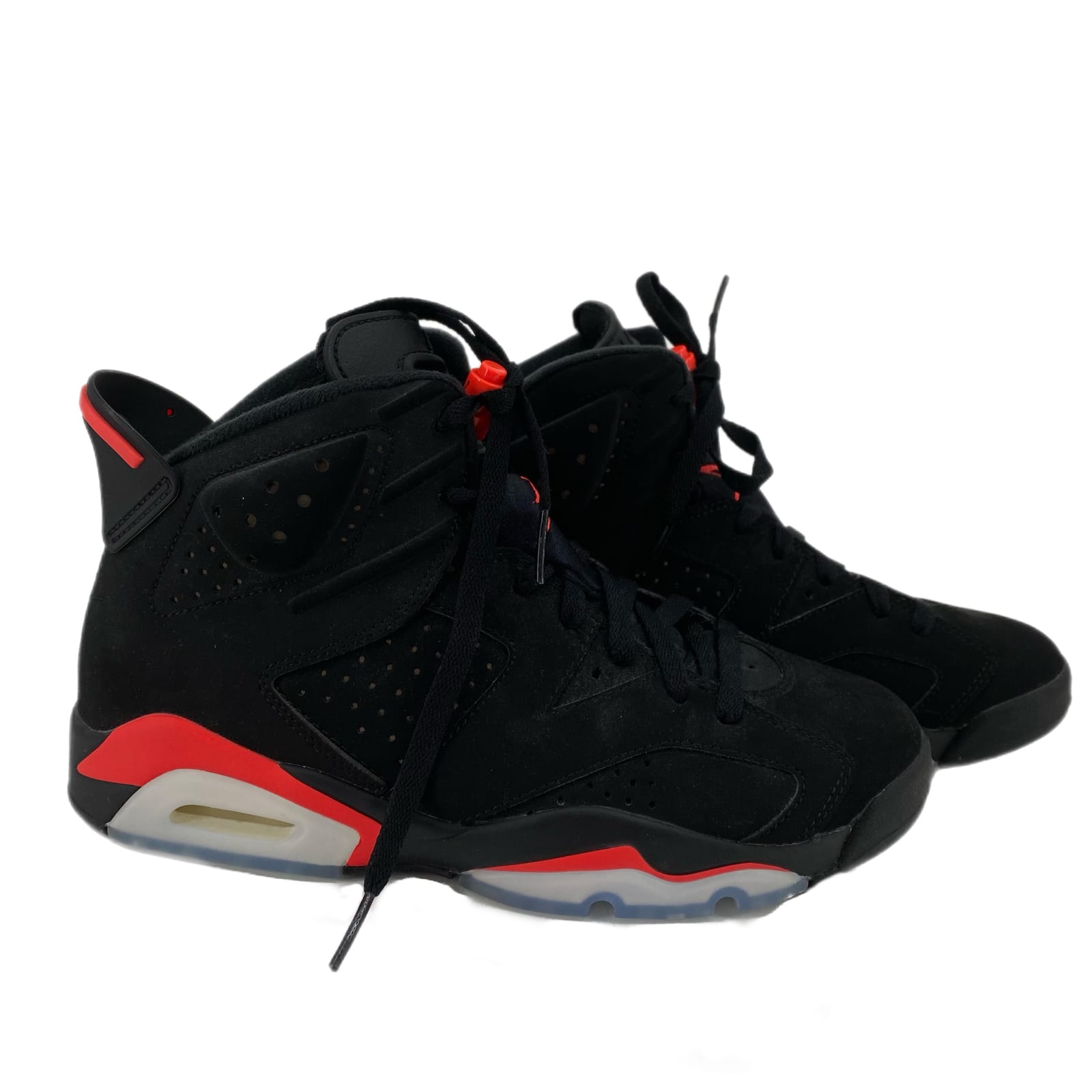 Nike Black Orange Suede Athletic Sneakers