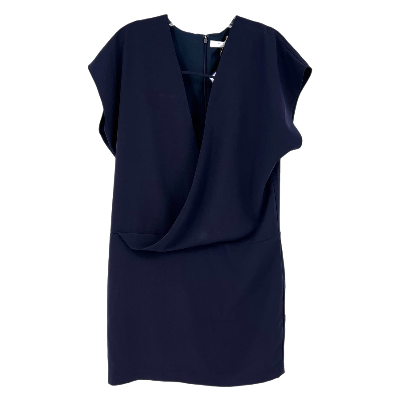 Halston Heritage Blue Polyester Dress