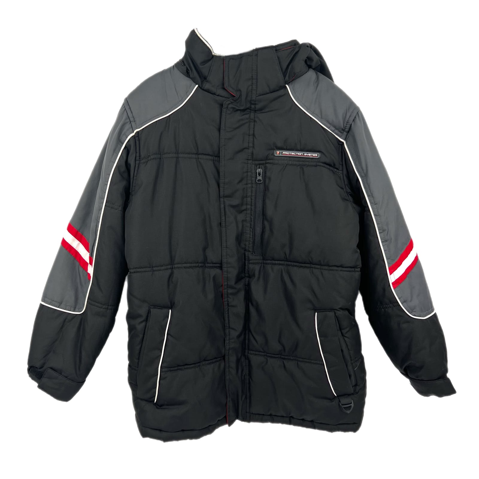 Protection System Black & Gray Puffer Jacket