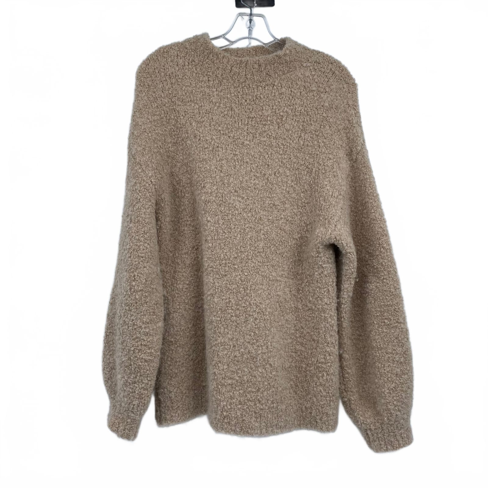 Reformation Tan Alpaca Knit Pullover
