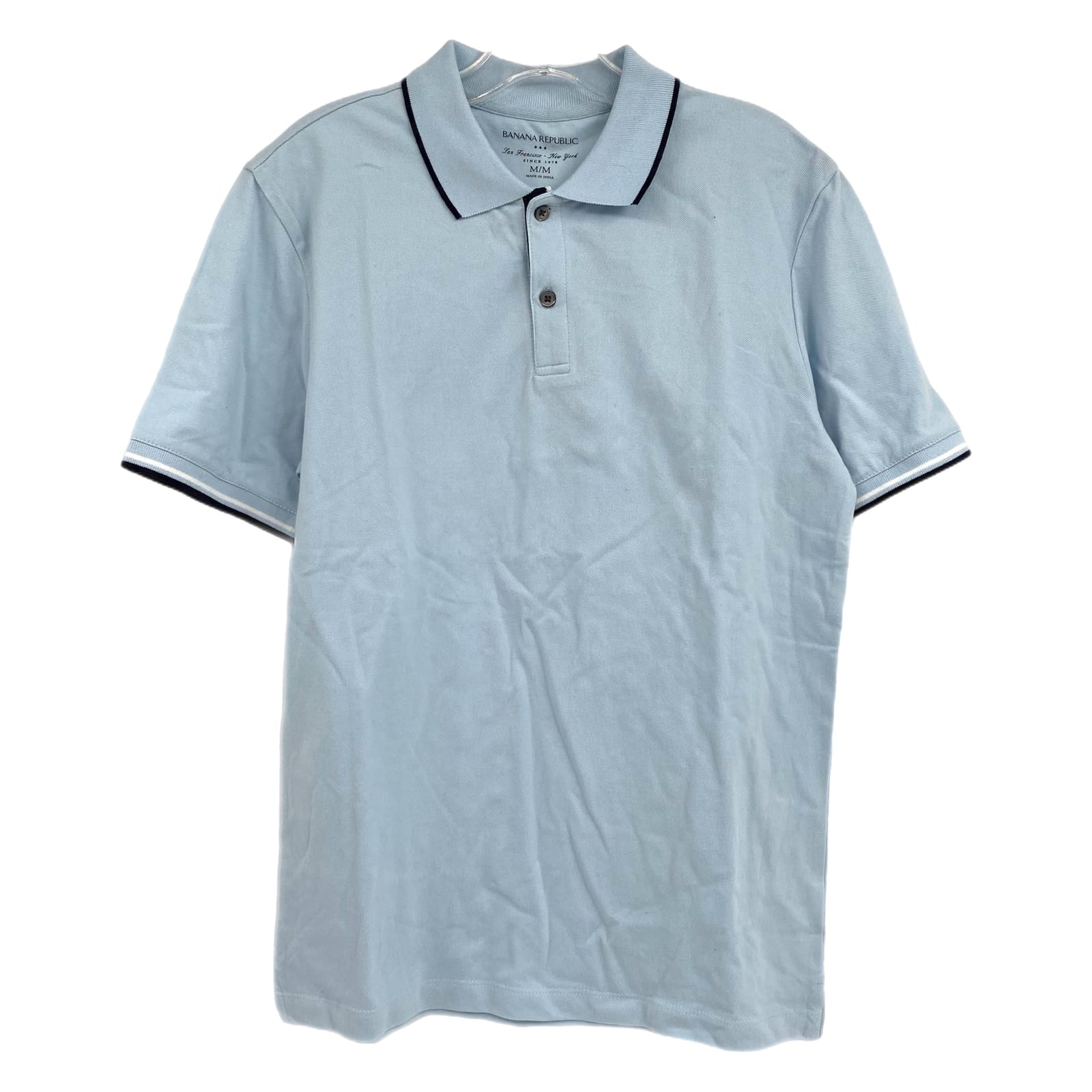 Banana Republic Blue Classic Cotton Polo Shirt