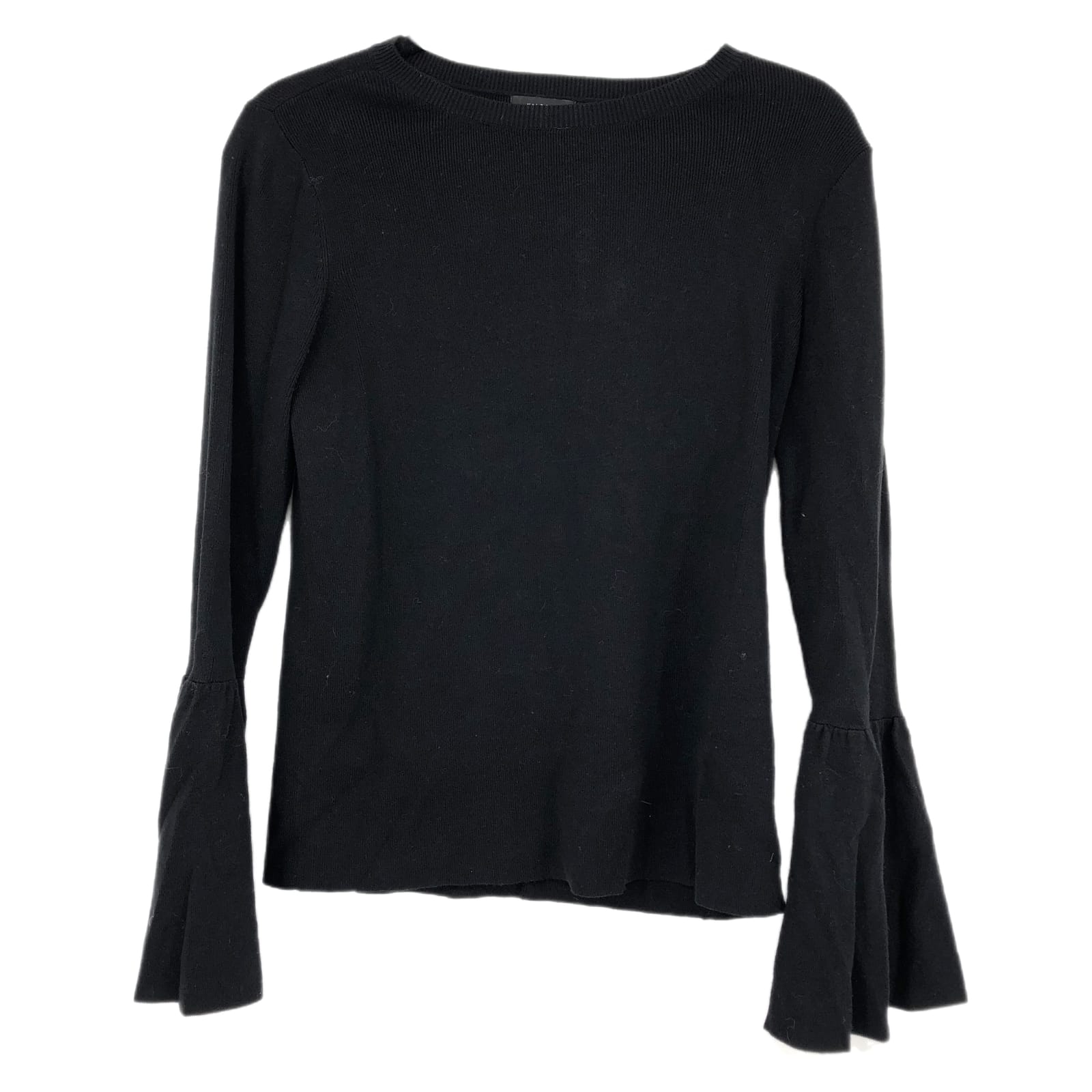 Halogen Black & White Flare Sleeve Sweater