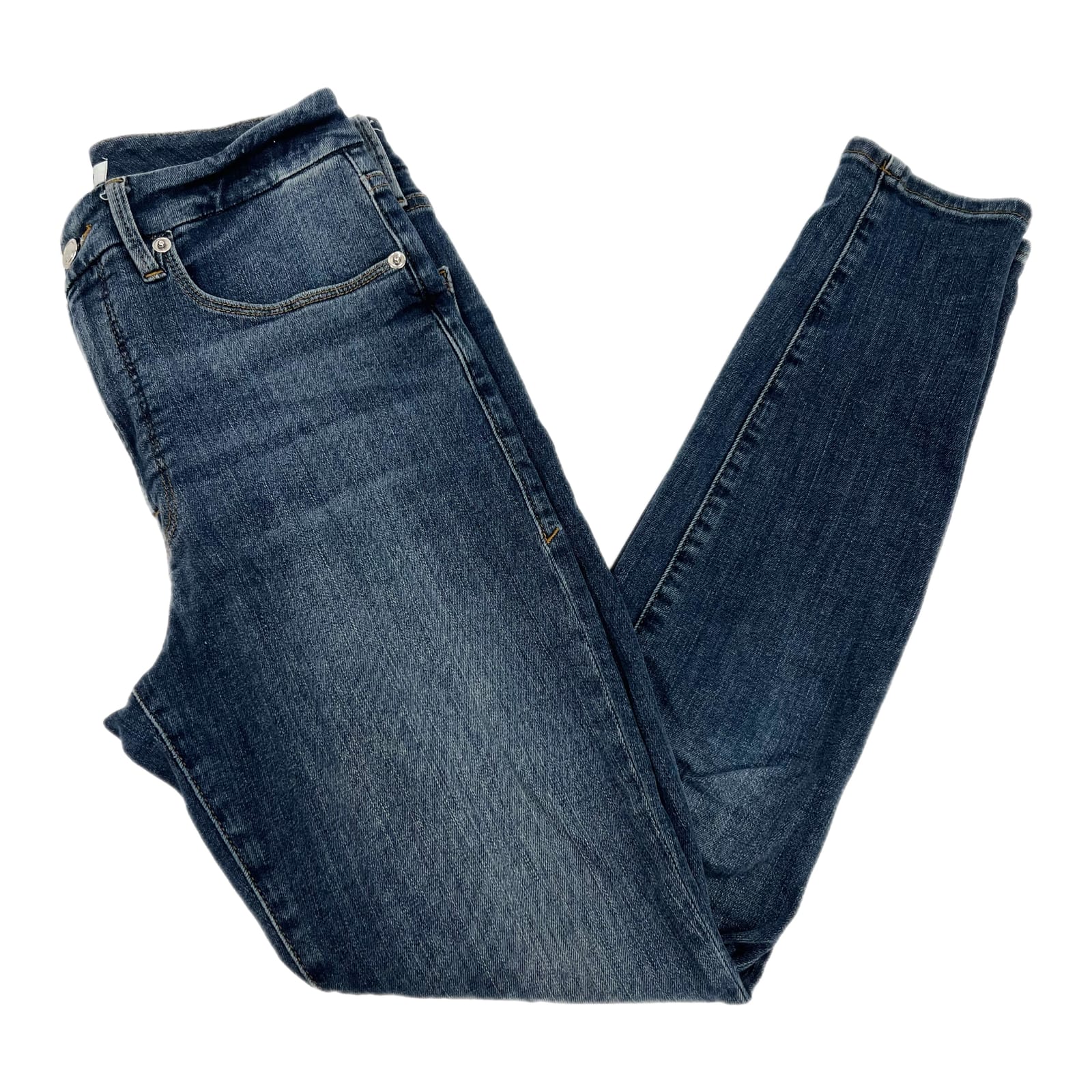 Good American Blue Good Legs Mid Rise Skinny Denim Jeans