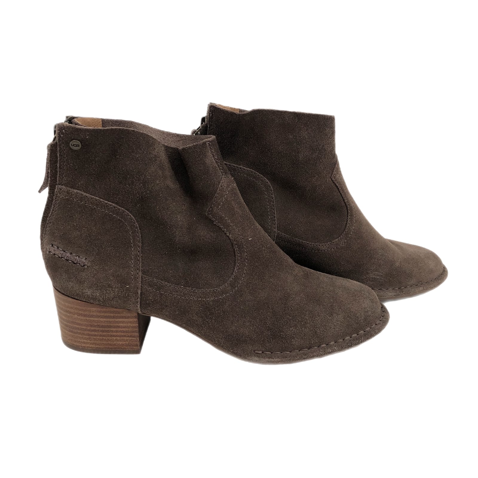 UGG Brown Suede Ankle Boots & Booties