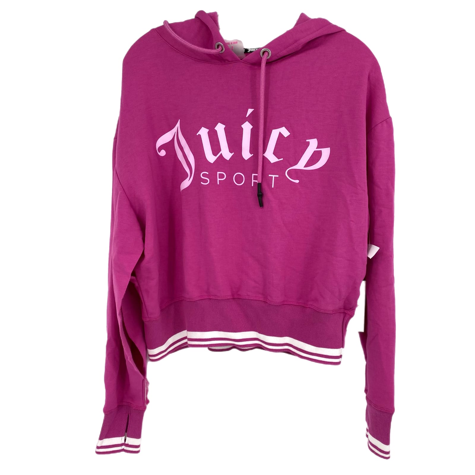 Juicy Couture Pink Cropped Sweatshirt