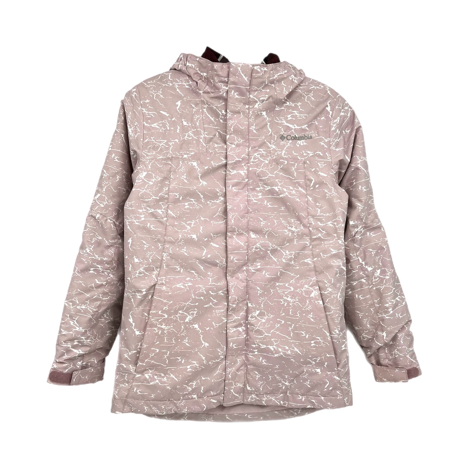 Columbia Pink Detachable Puffer Lining Winter Jacket