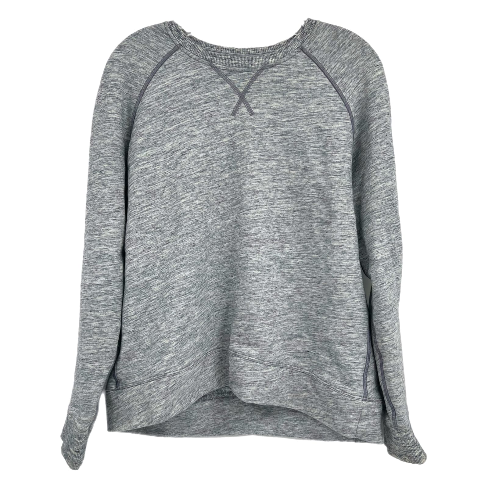 Lululemon Gray Blue Long Sleeve Crewneck Sweatshirt