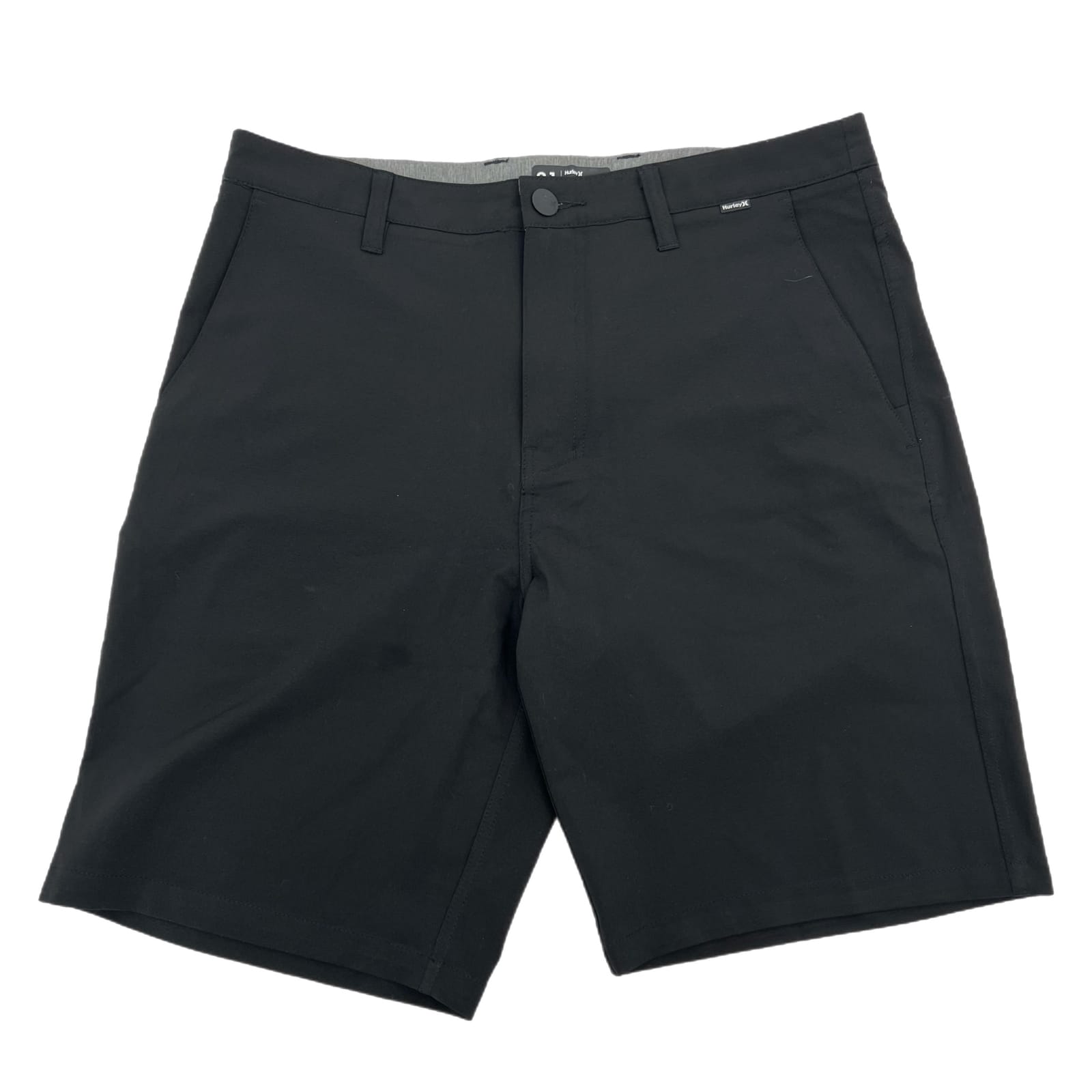 Hurley Black High-Rise Athletic Shorts