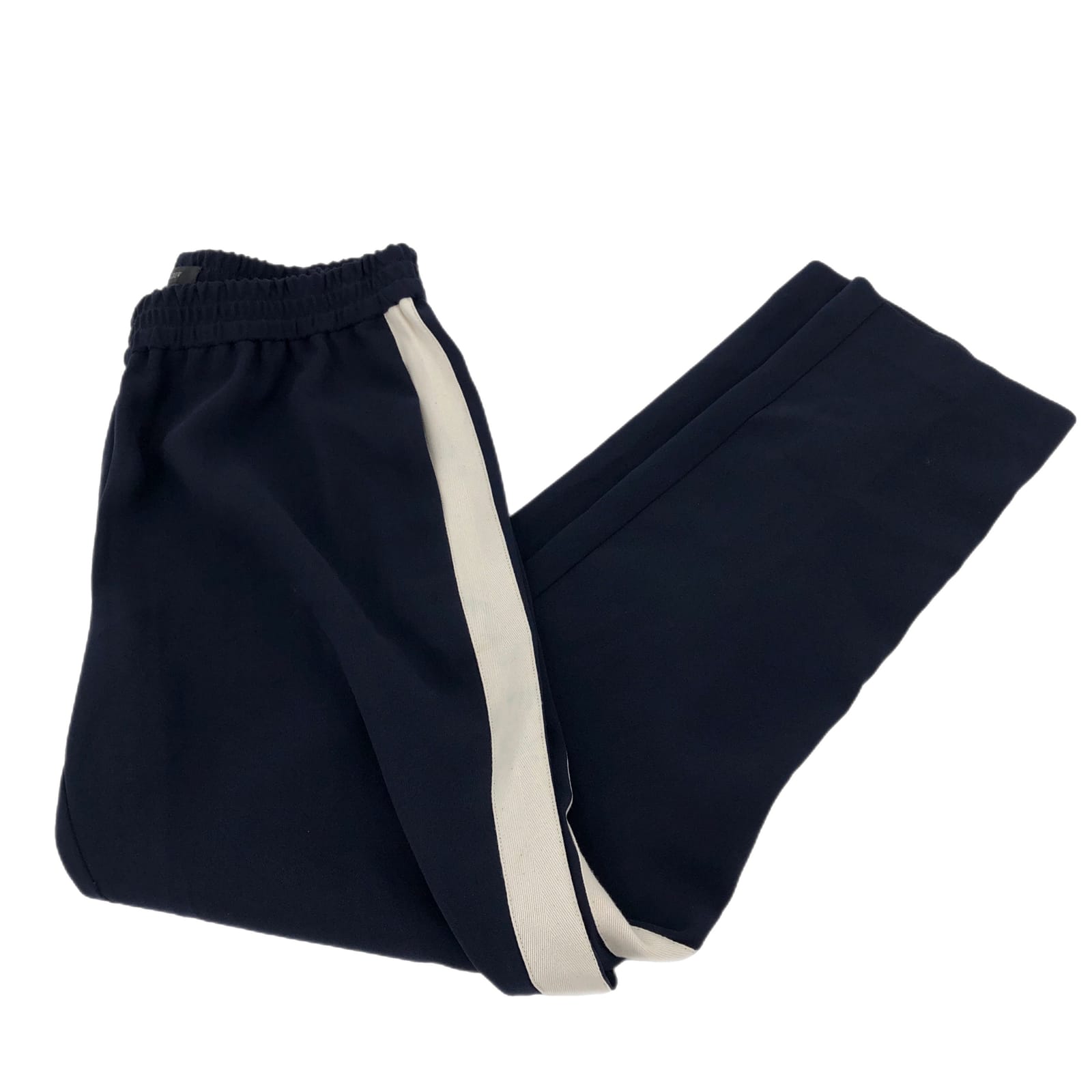 J. Crew Black & Cream Athletic Track Pants