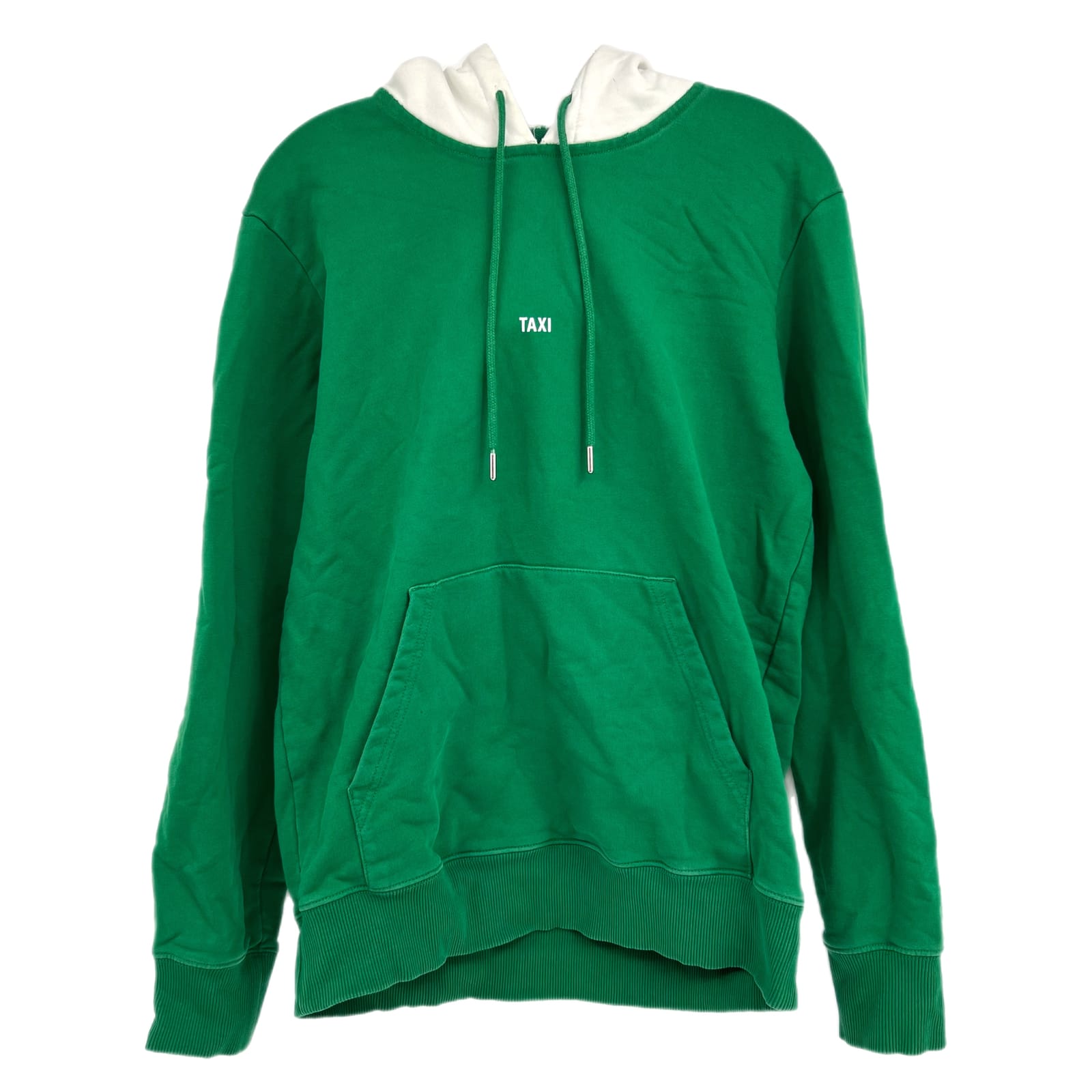 Helmut Lang Green White Taxi Hoodie
