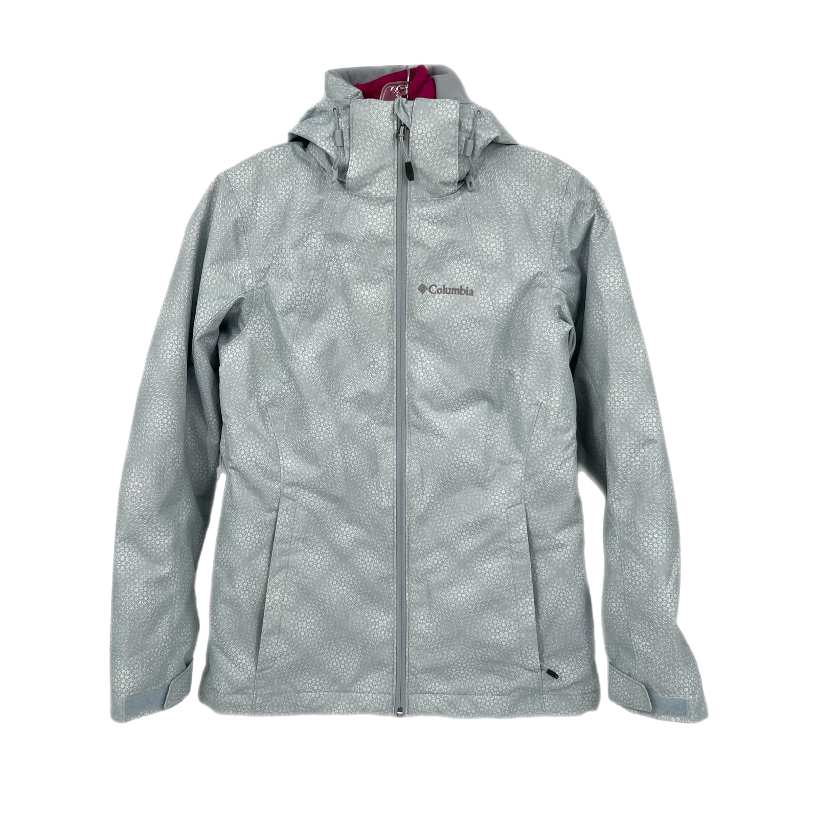 Columbia Gray and Pink Interchange Winter Jacket