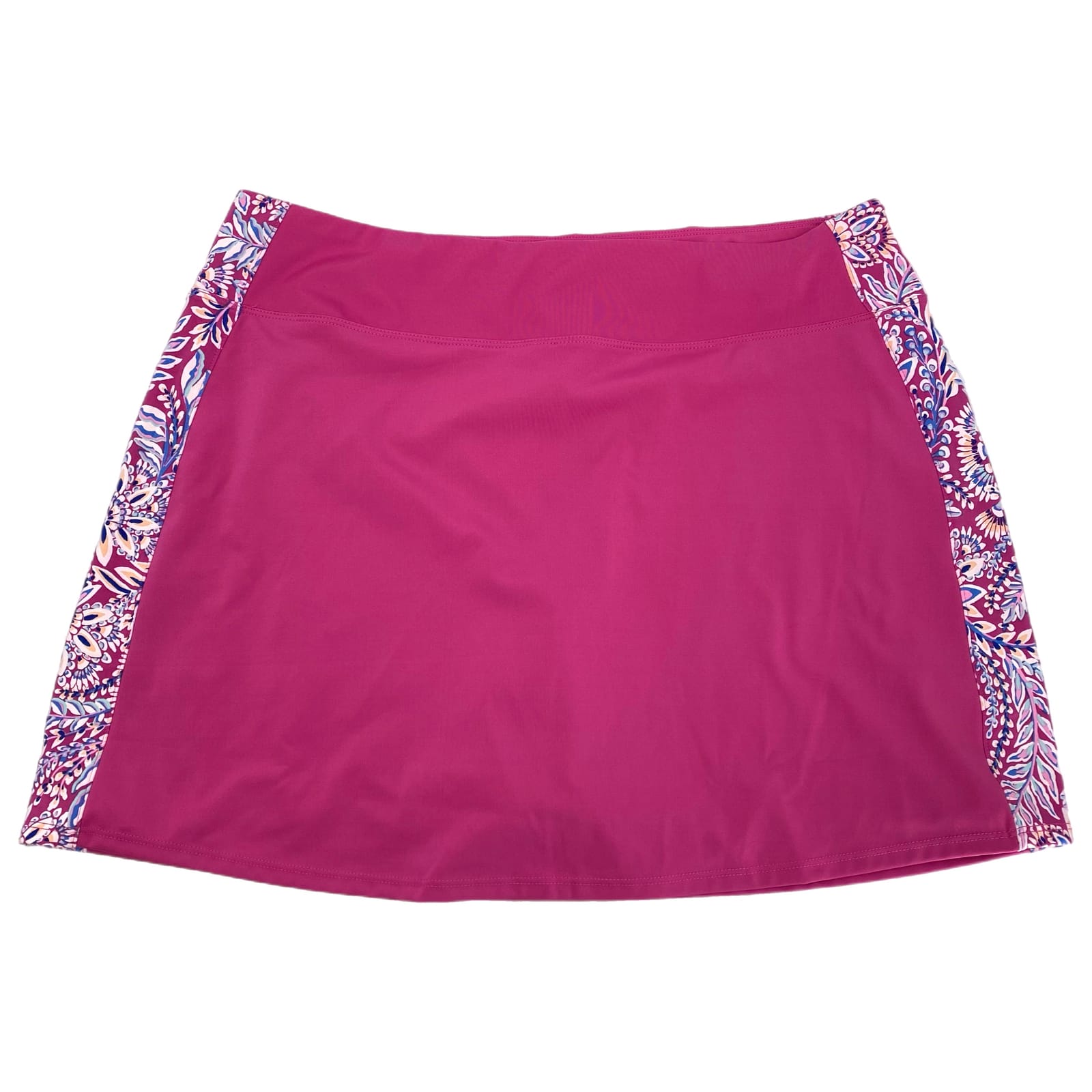 Tommy Bahama Pink Blue Floral Accent Athletic Skort