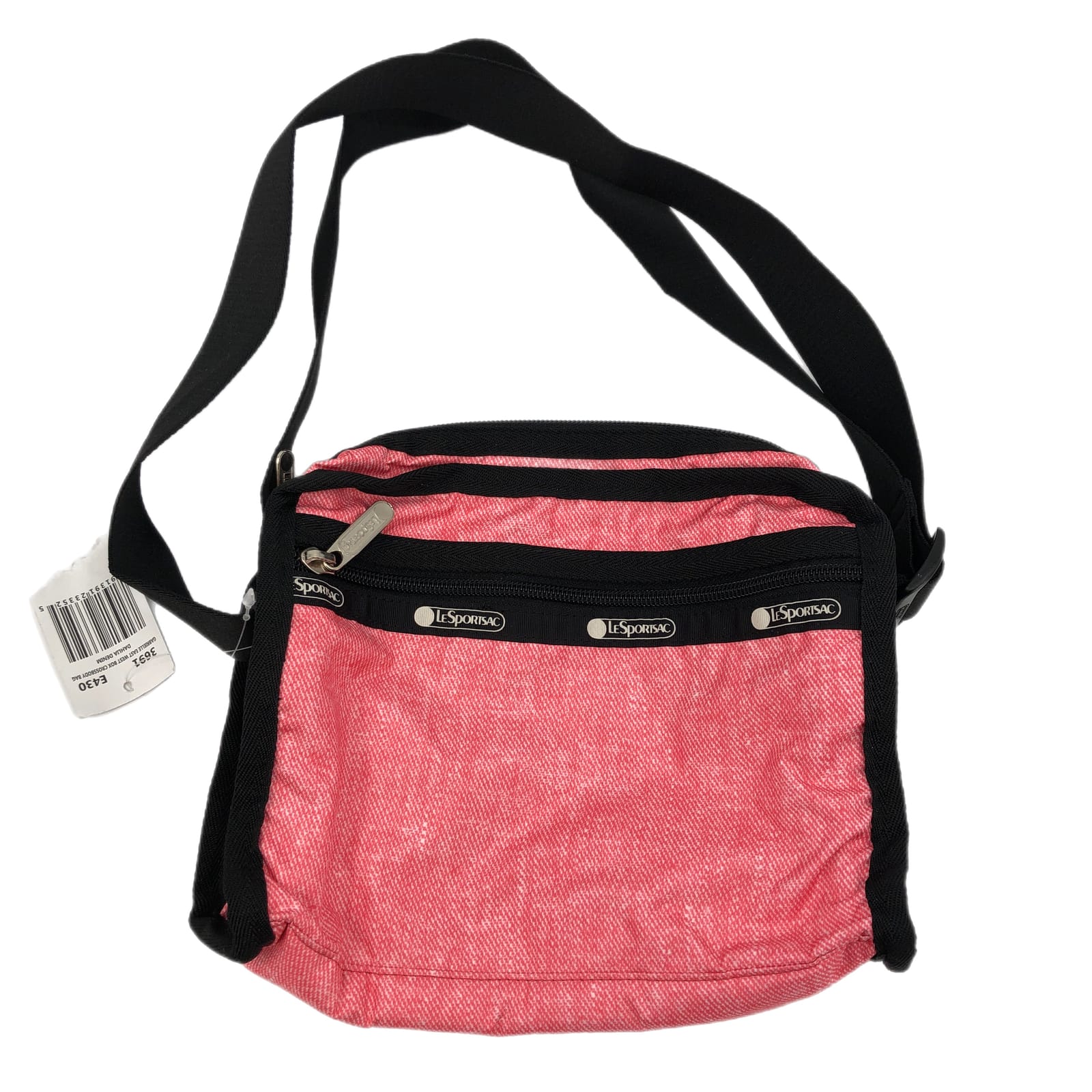 Lesportsac Pink Polyester Crossbody Travel Bag
