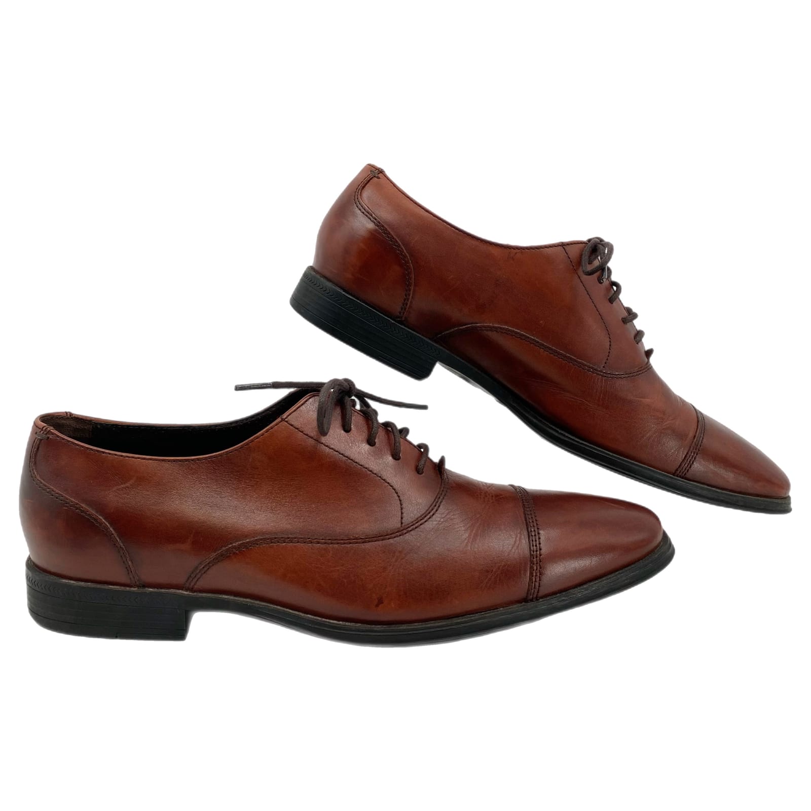 Cole Haan Brown Cap Toe Oxford Shoes