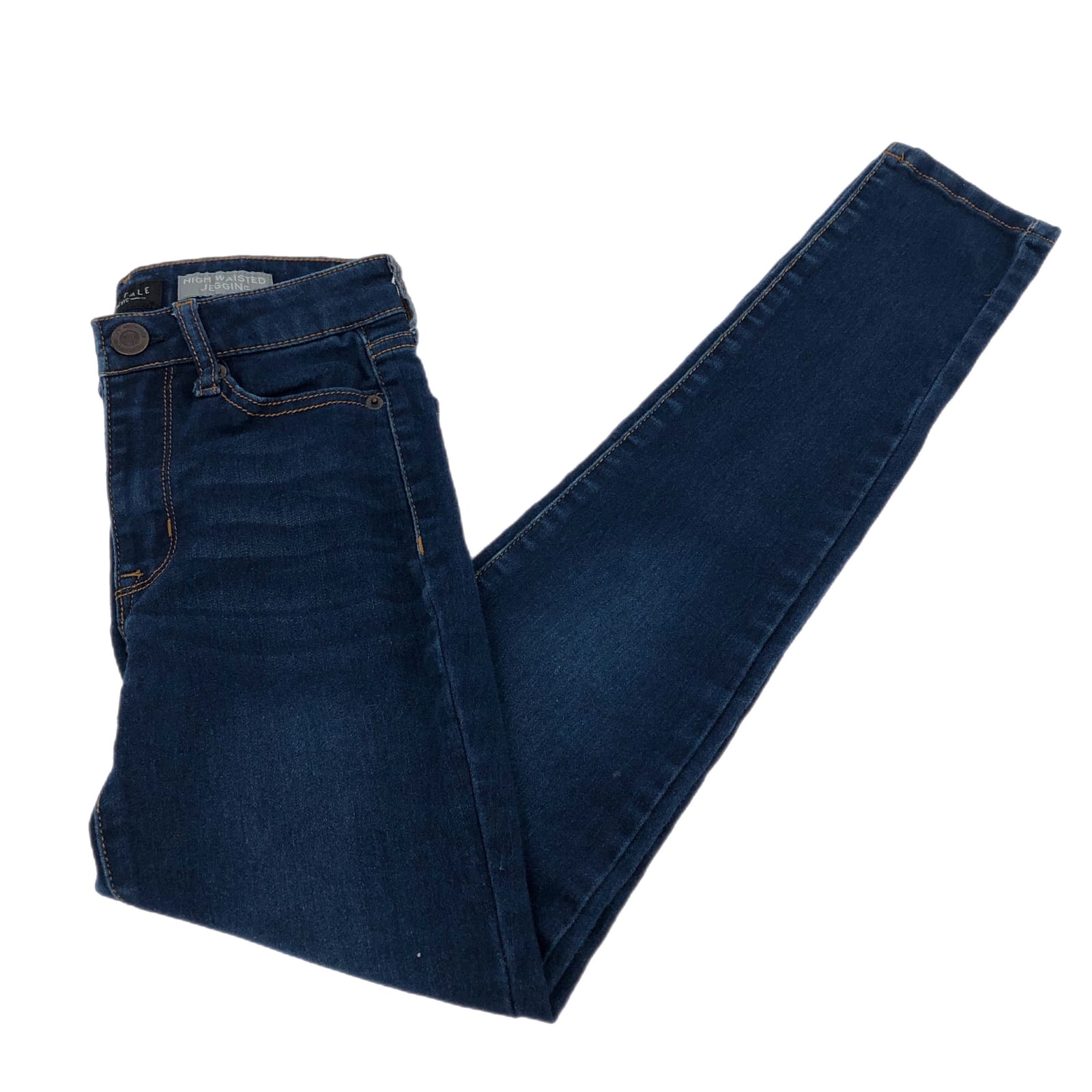 Aeropostale Blue Skinny Straight Leg Jeans