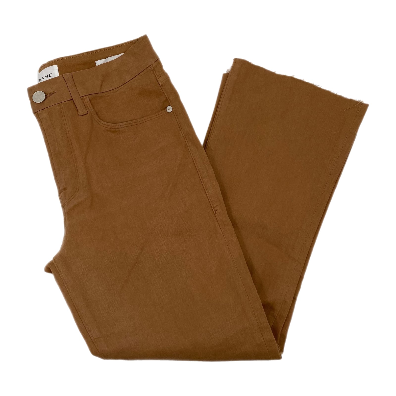 Frame Brown Le Crop Mini Bootcut Pants