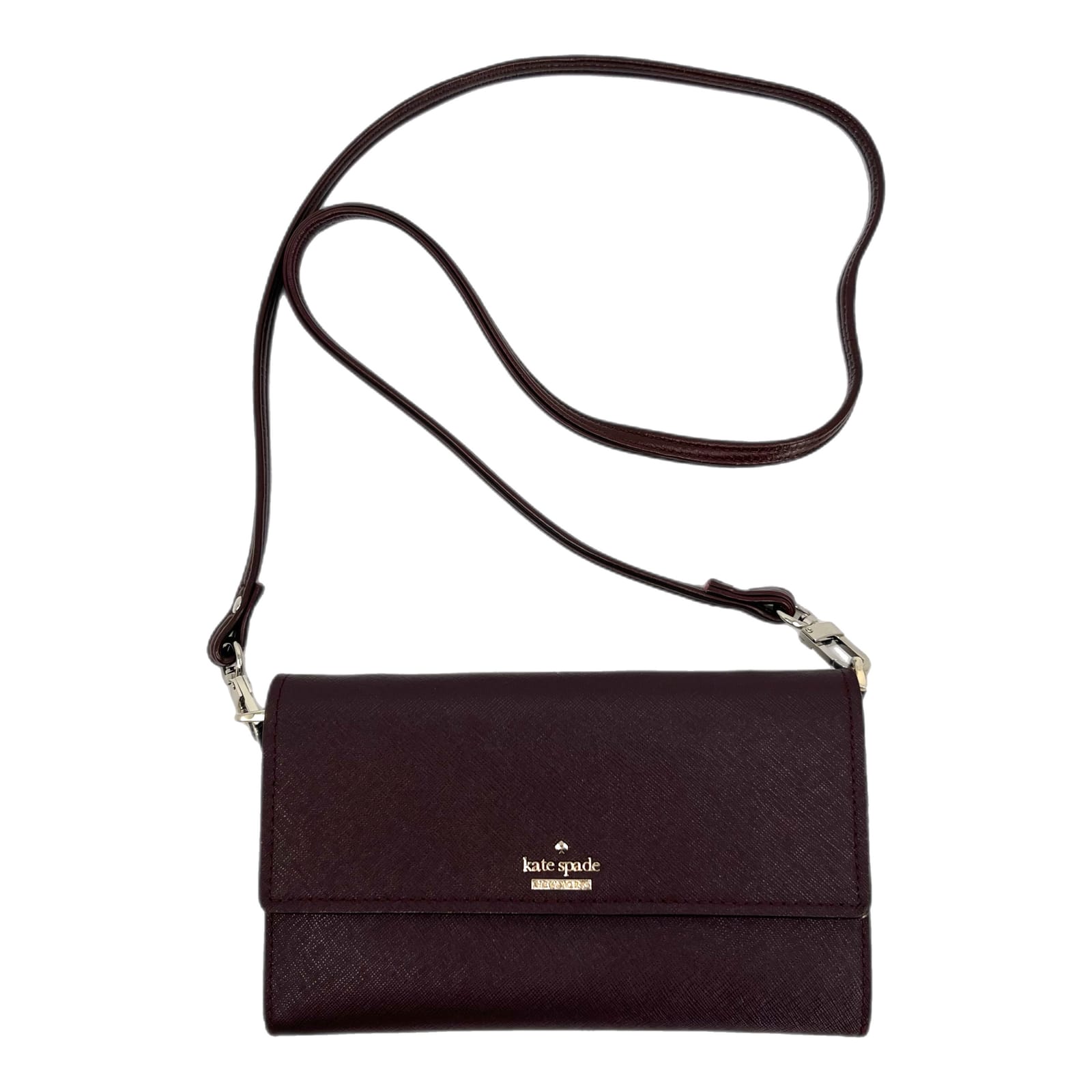 Kate Spade Purple Leather Mini Crossbody Bag