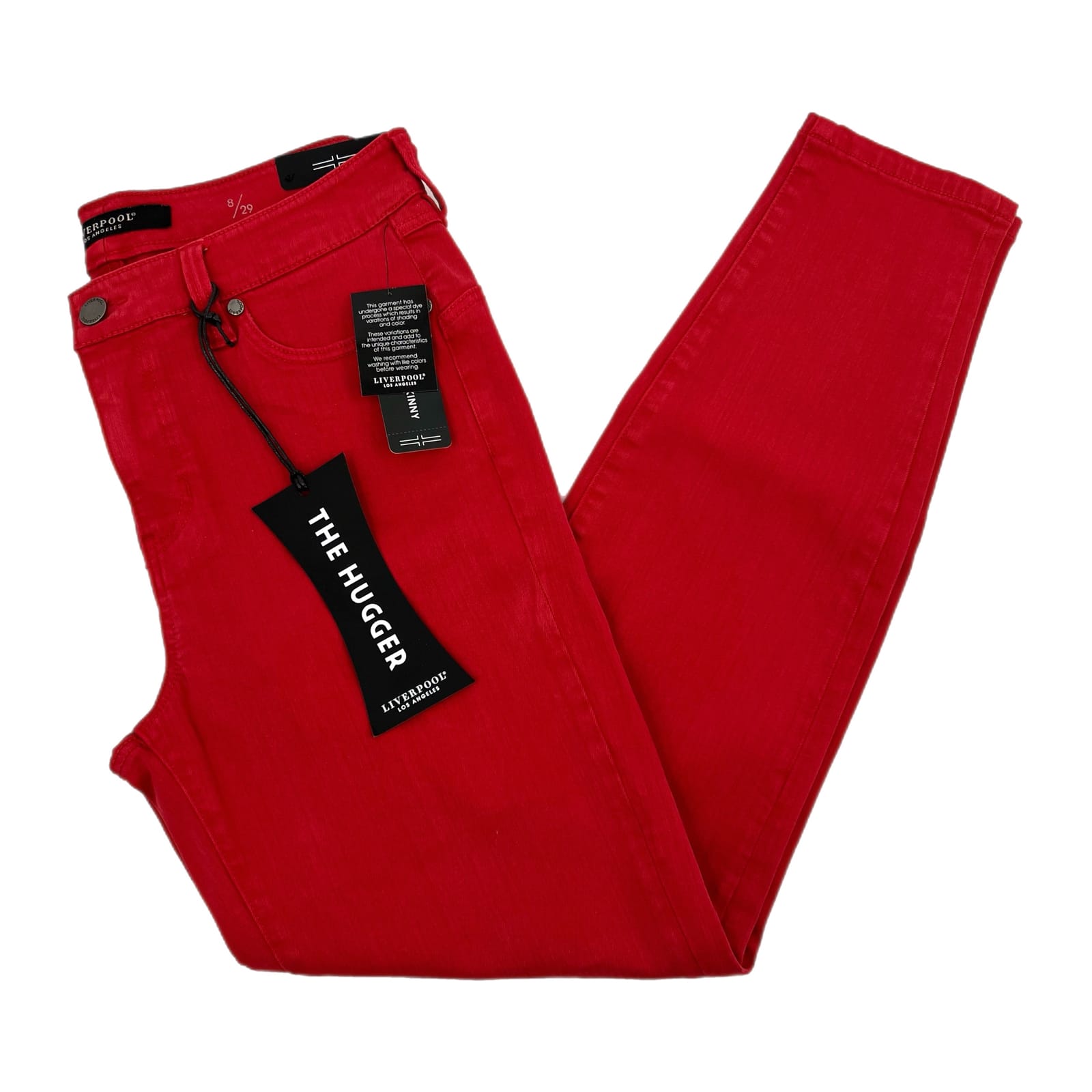 Liverpool Jeans Company Red Piper Ankle Skinny Jeans