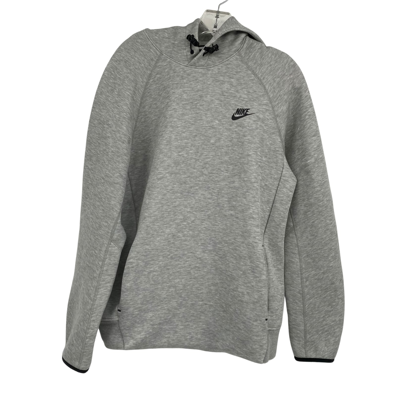Nike Gray Cotton Blend Tech Fleece Hoodie