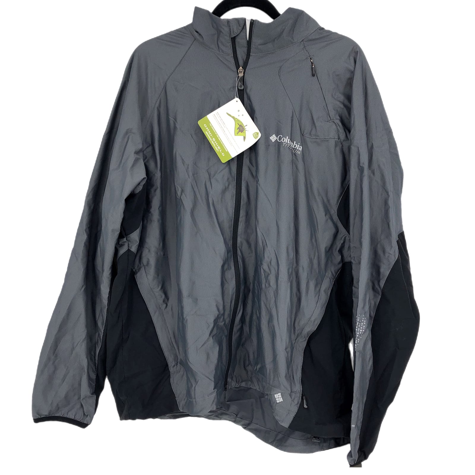 Columbia Black & Gray Windbreaker Jacket