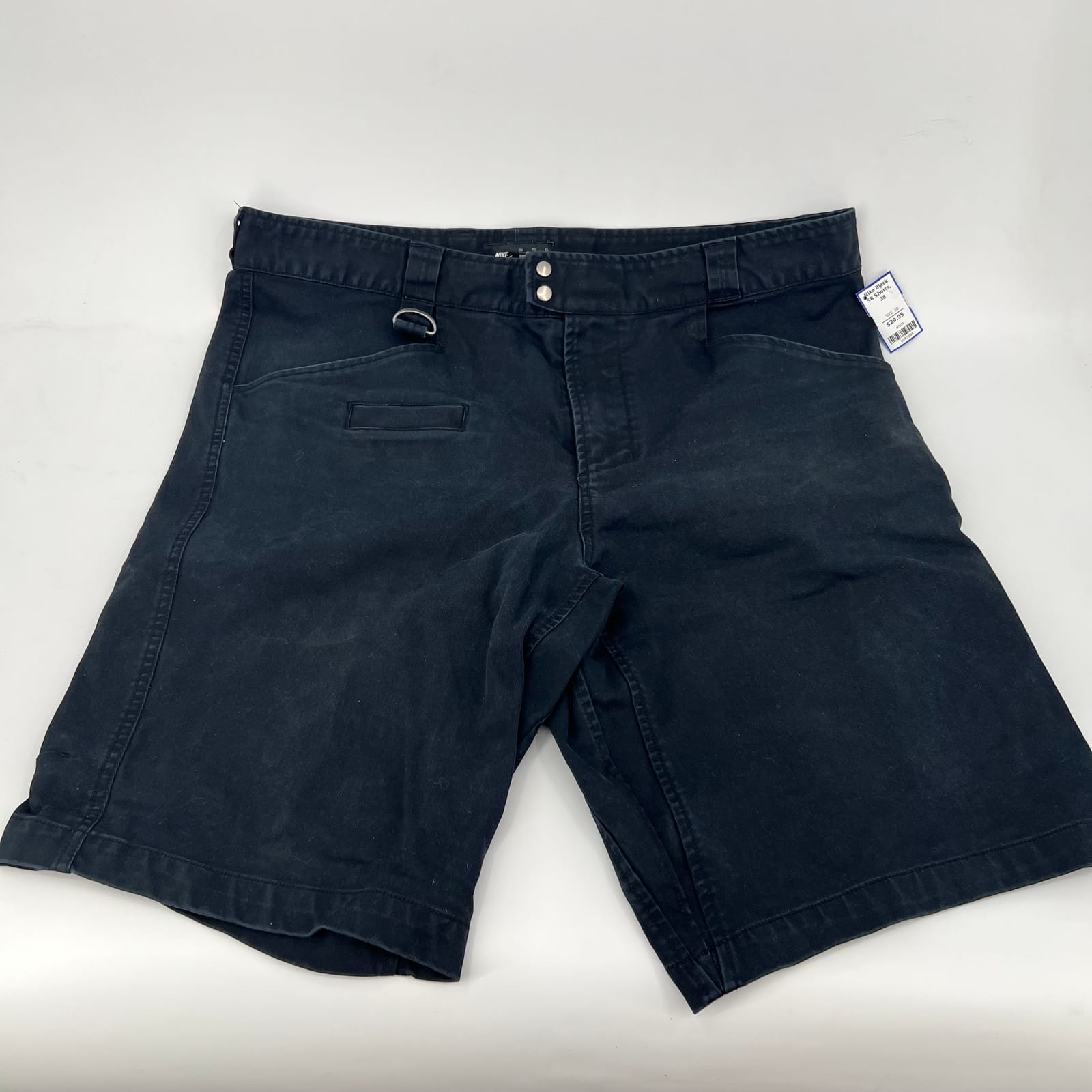 Nike Black Cotton Cargo Shorts