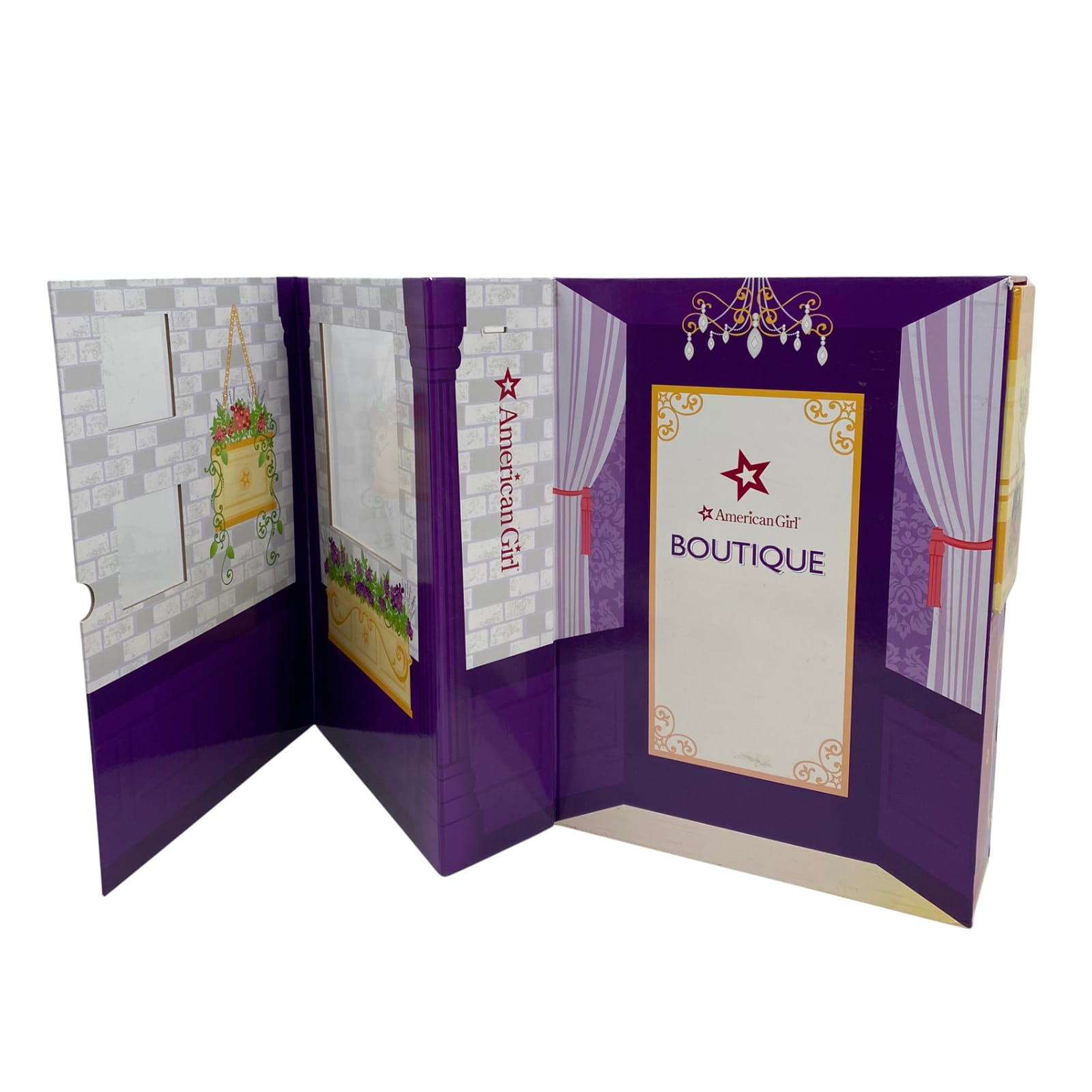 American Girl Purple Foldable Boutique Playset