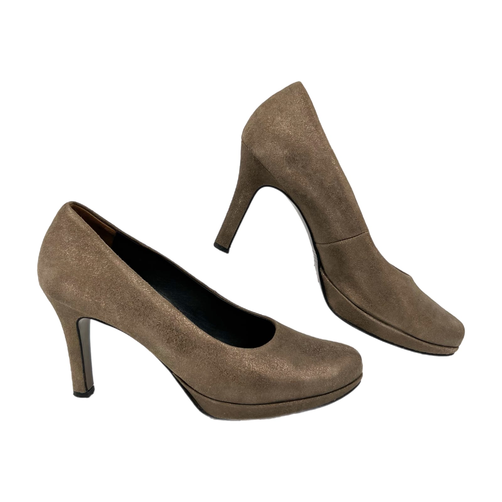 Paul Green Gold Stiletto Heels