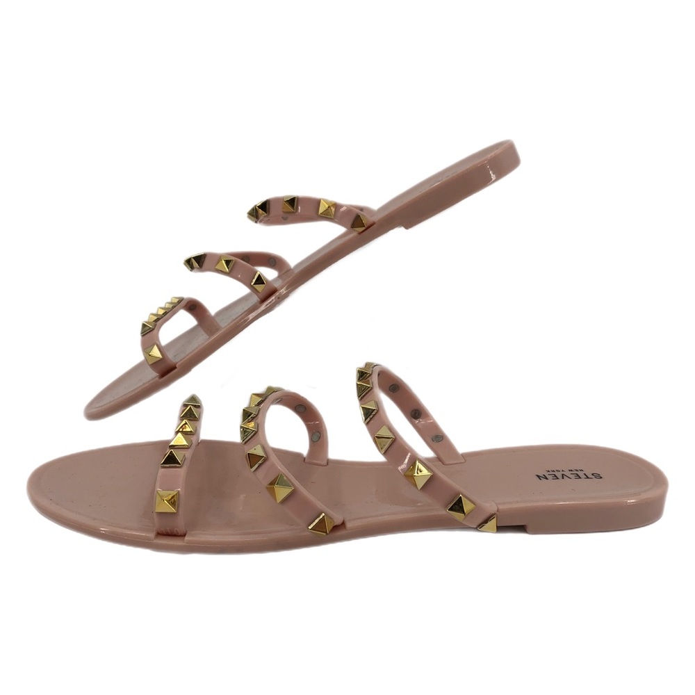 Steven New York Gold & Pink Breathable Sandals