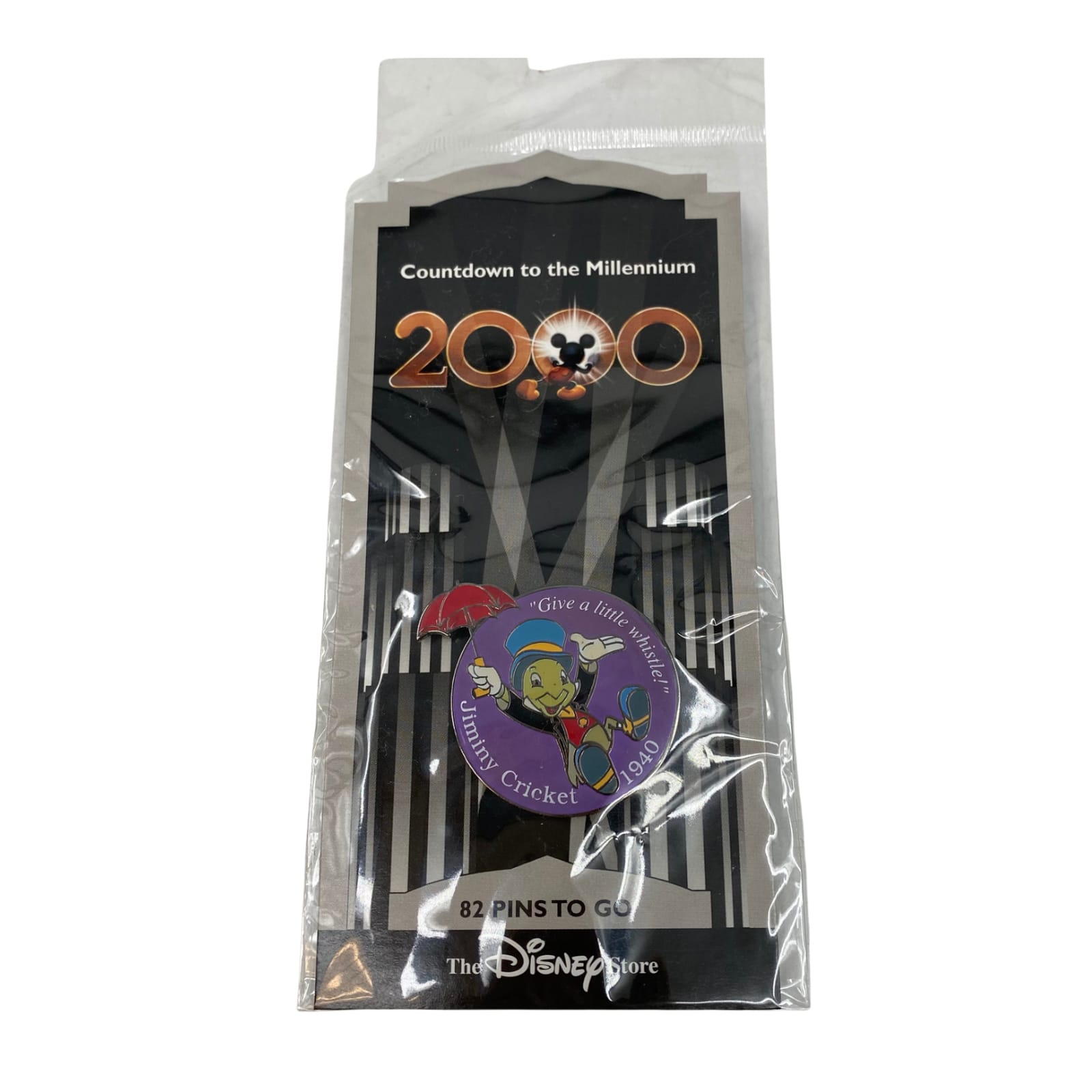 Disney Purple 2000 Jiminy Cricket Pin