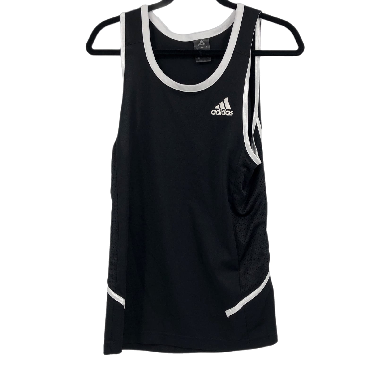 Adidas Black and White Athletic Basic Tank Top