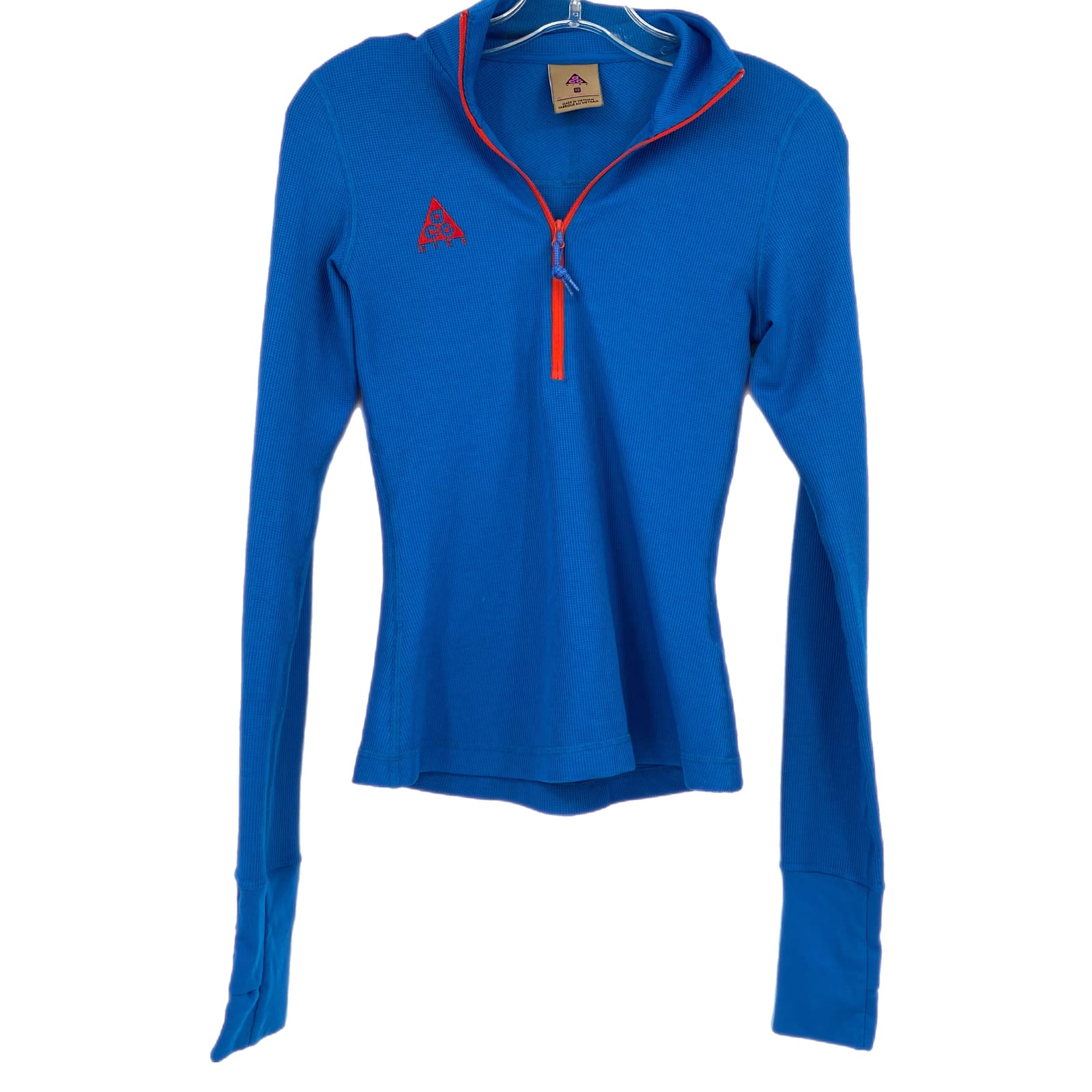 Nike Blue ACC Long Sleeve V-Neck Tee