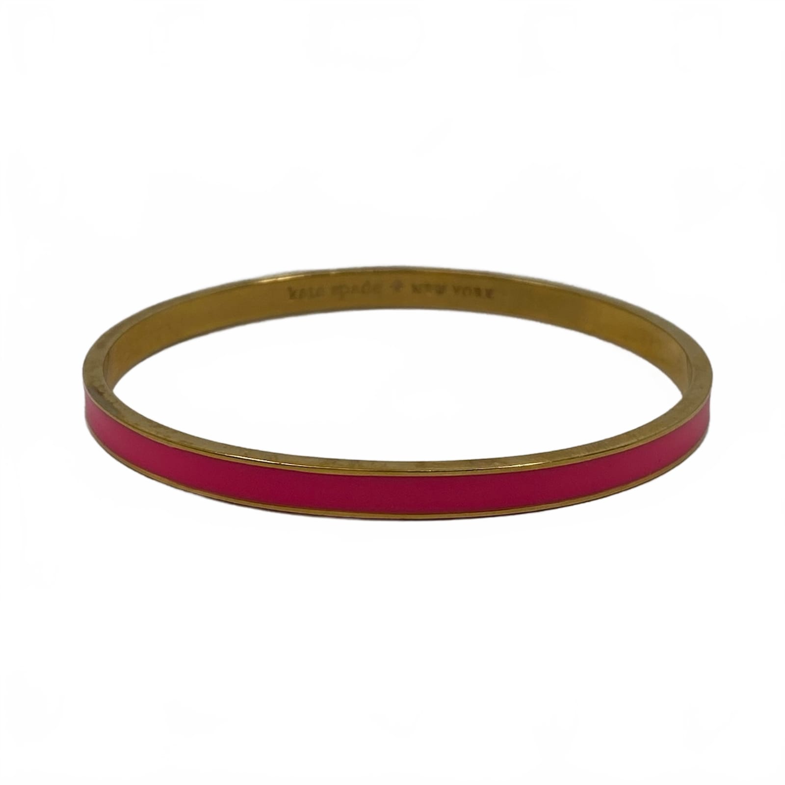 kate spade Gold Pink Hot to Trot Bangle Bracelet
