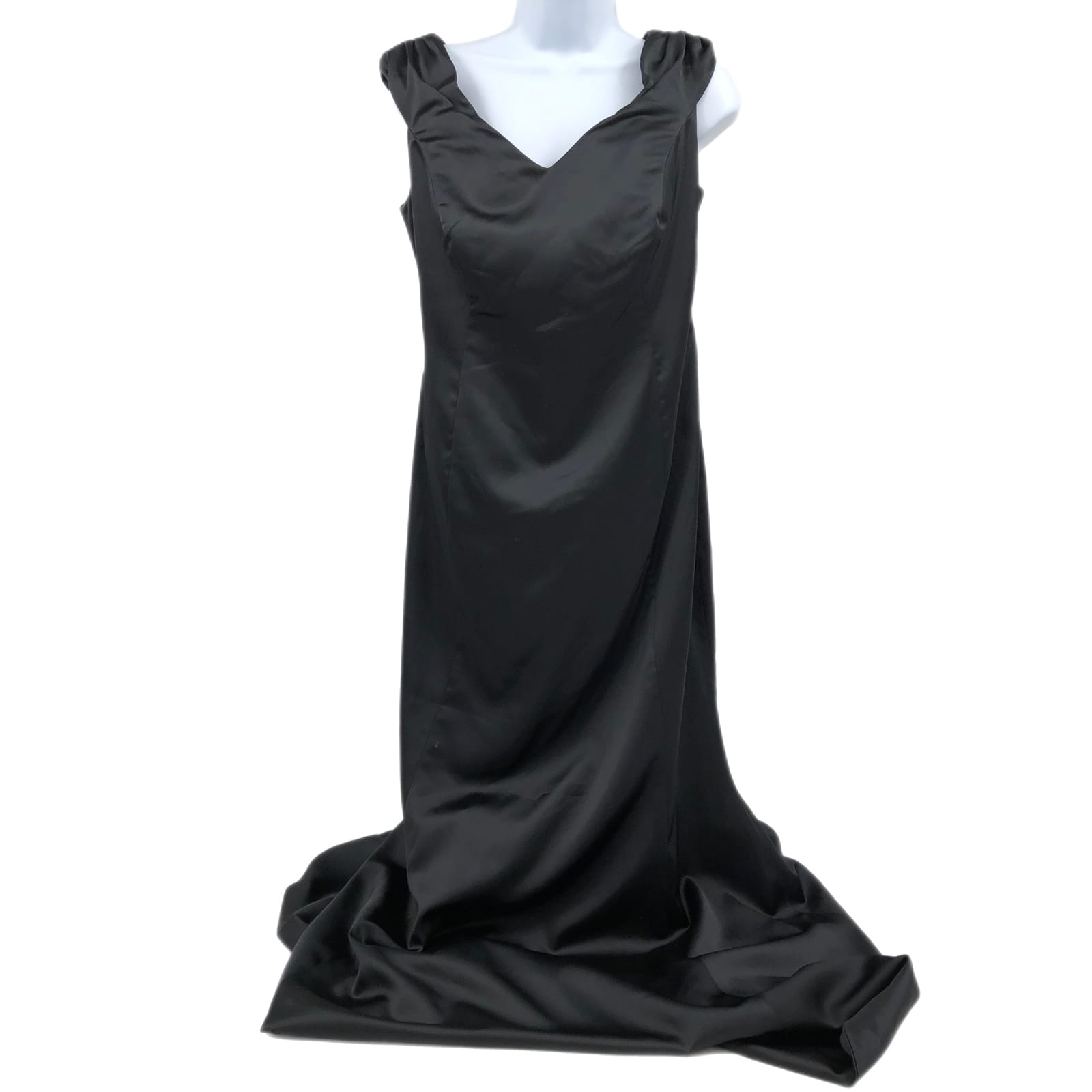 Manuel Mendoza Black Classic Ball Gown