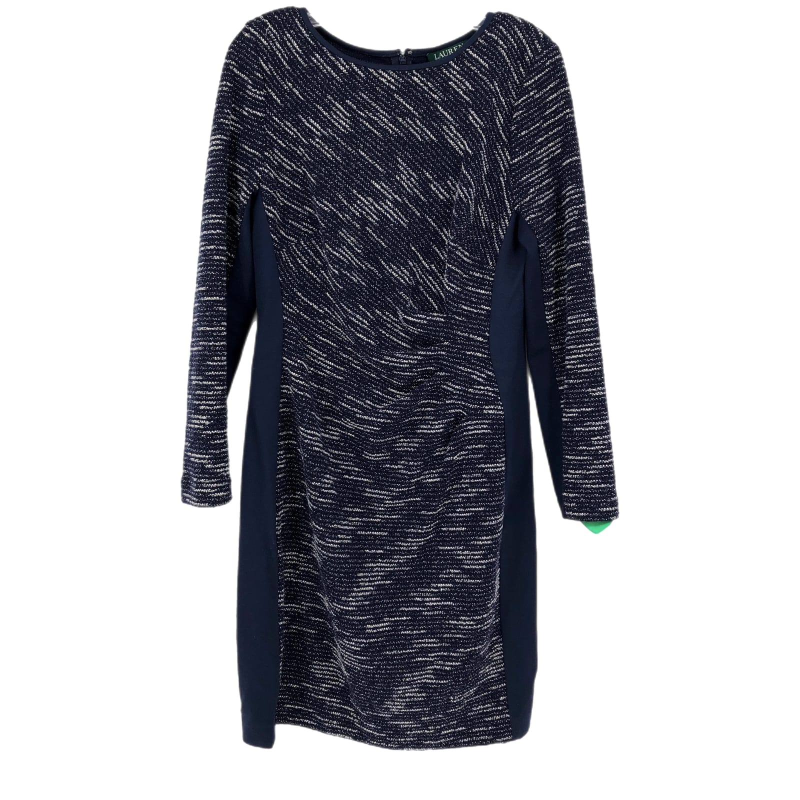 Lauren Ralph Lauren Blue & White Sweater Dress