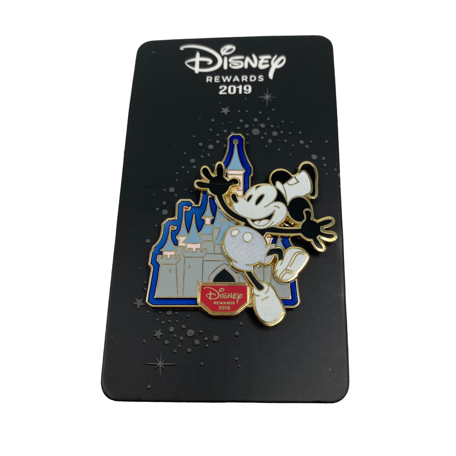Disney Blue Classic Mickey Mouse Pendant Brooch