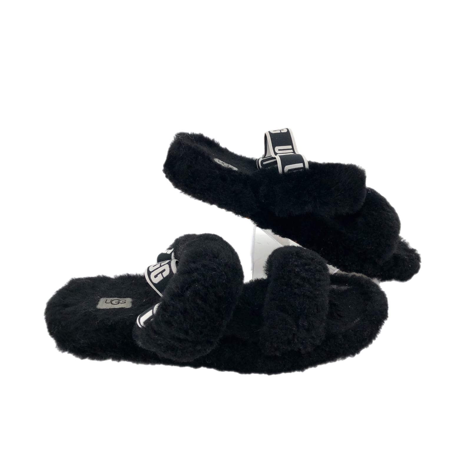 UGG Black Platform Sandals