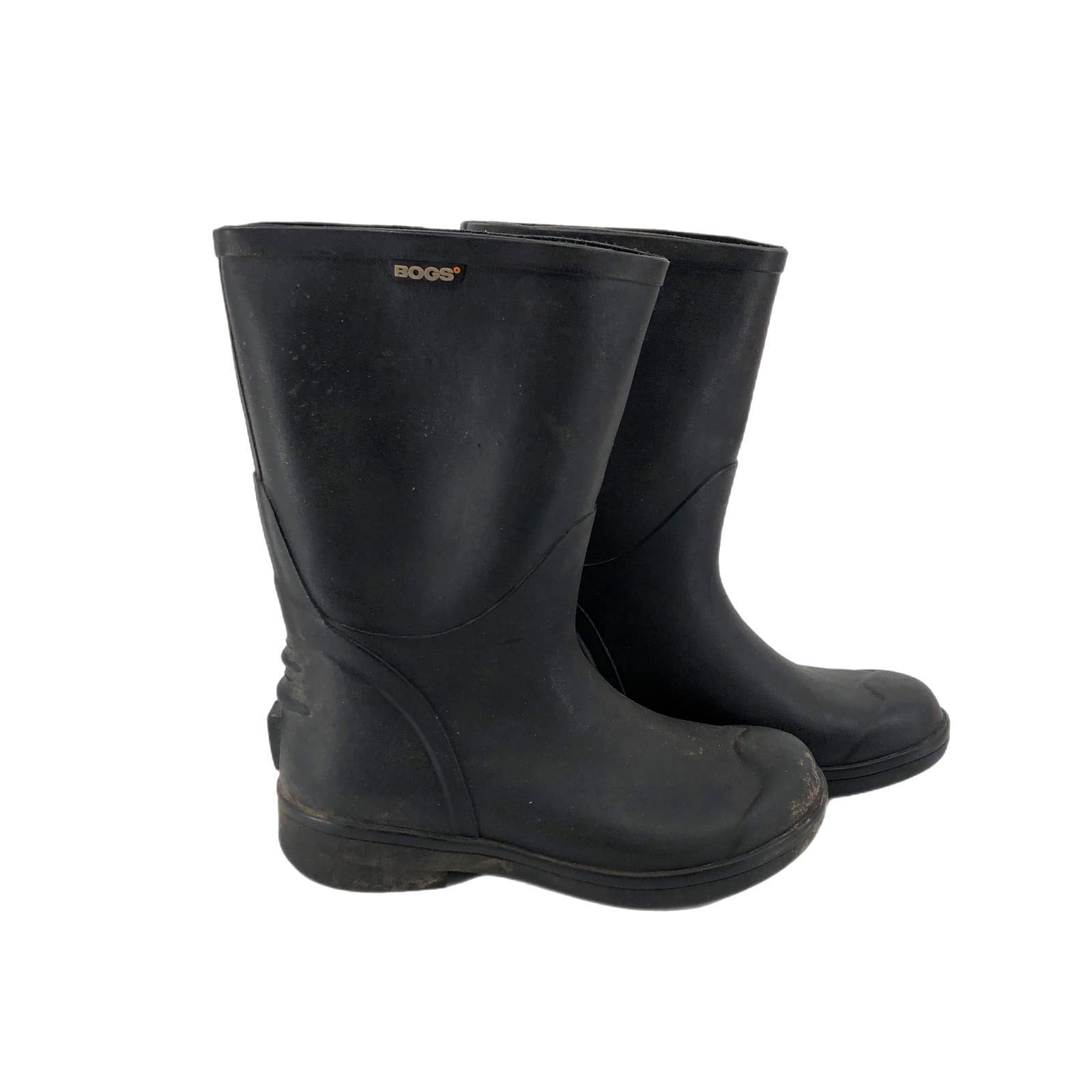 Bogs Black Rubber Waterproof Boots