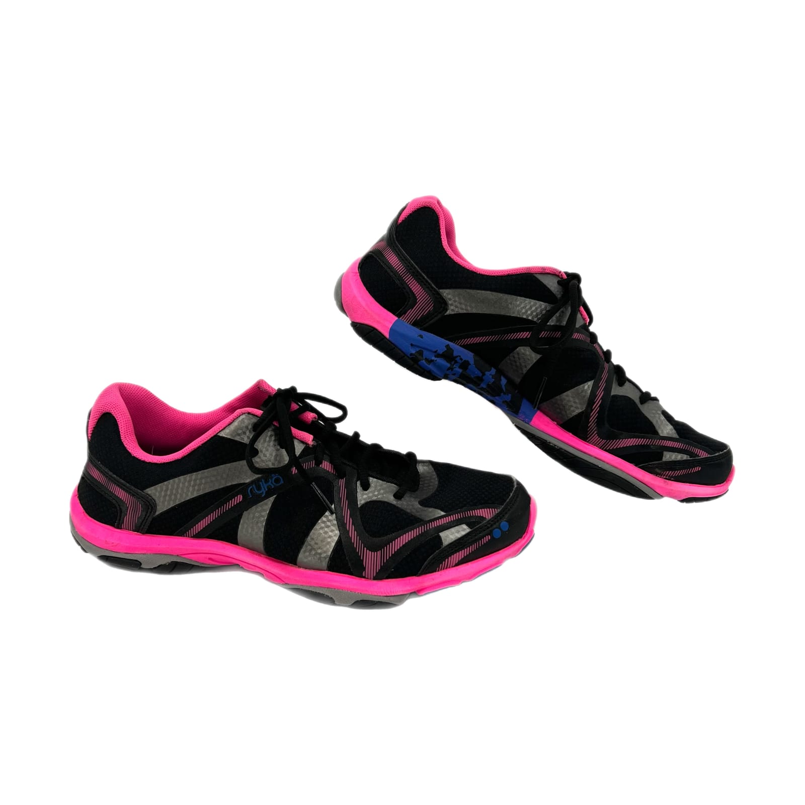 Ryka Pink and Black Athletic Influence Sneakers