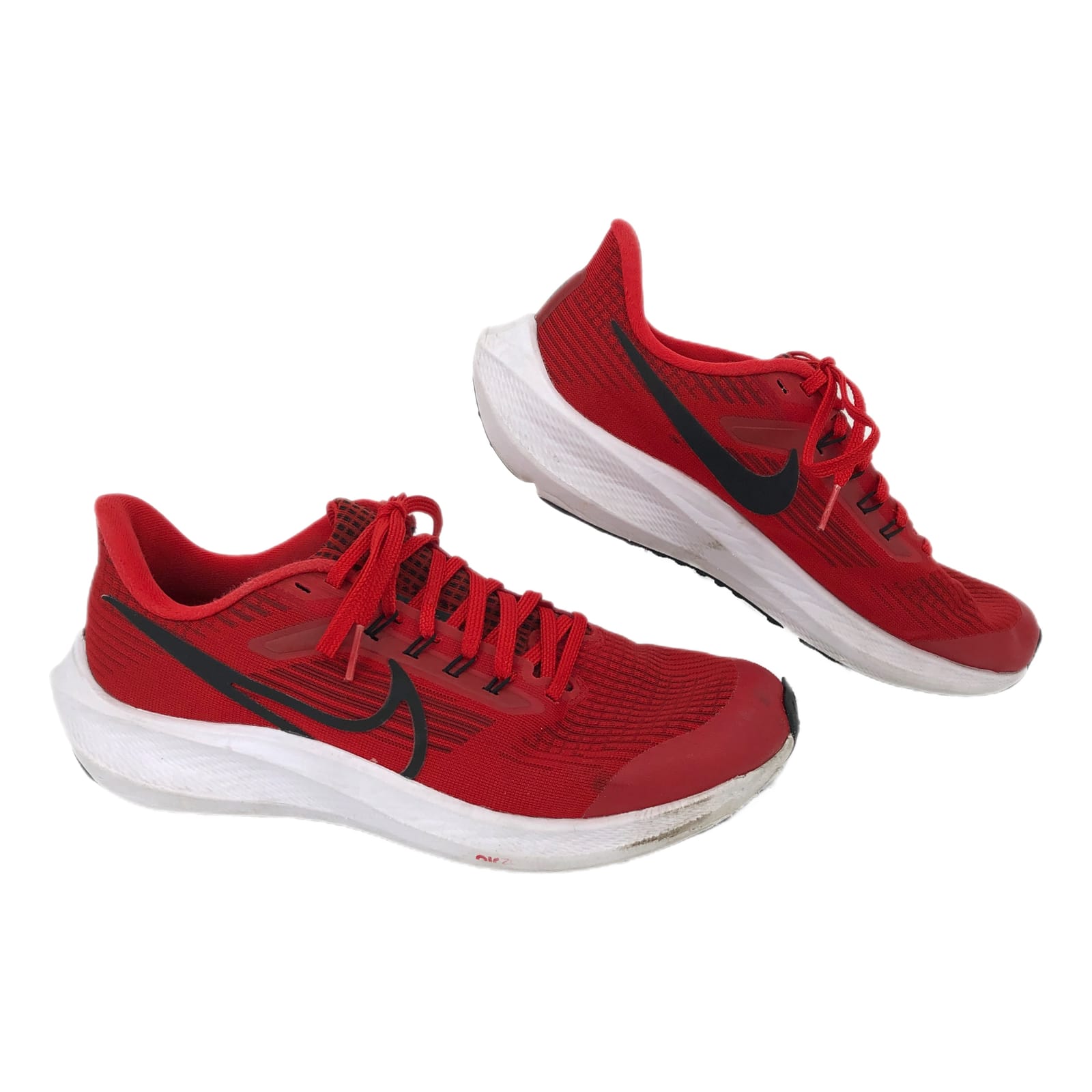 Nike Red Air Zoom Pegasus Athletic Shoes