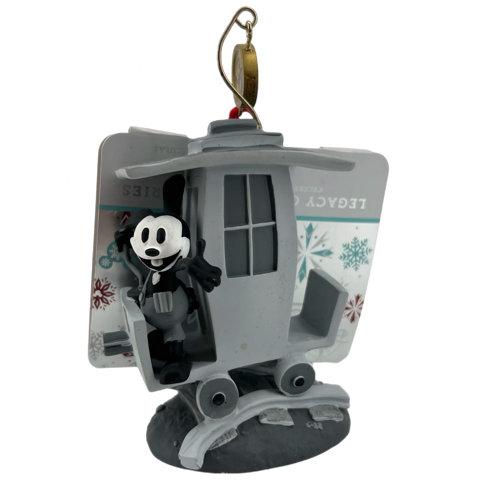 Disney Sketchbook Oswald Train Car Christmas Ornament