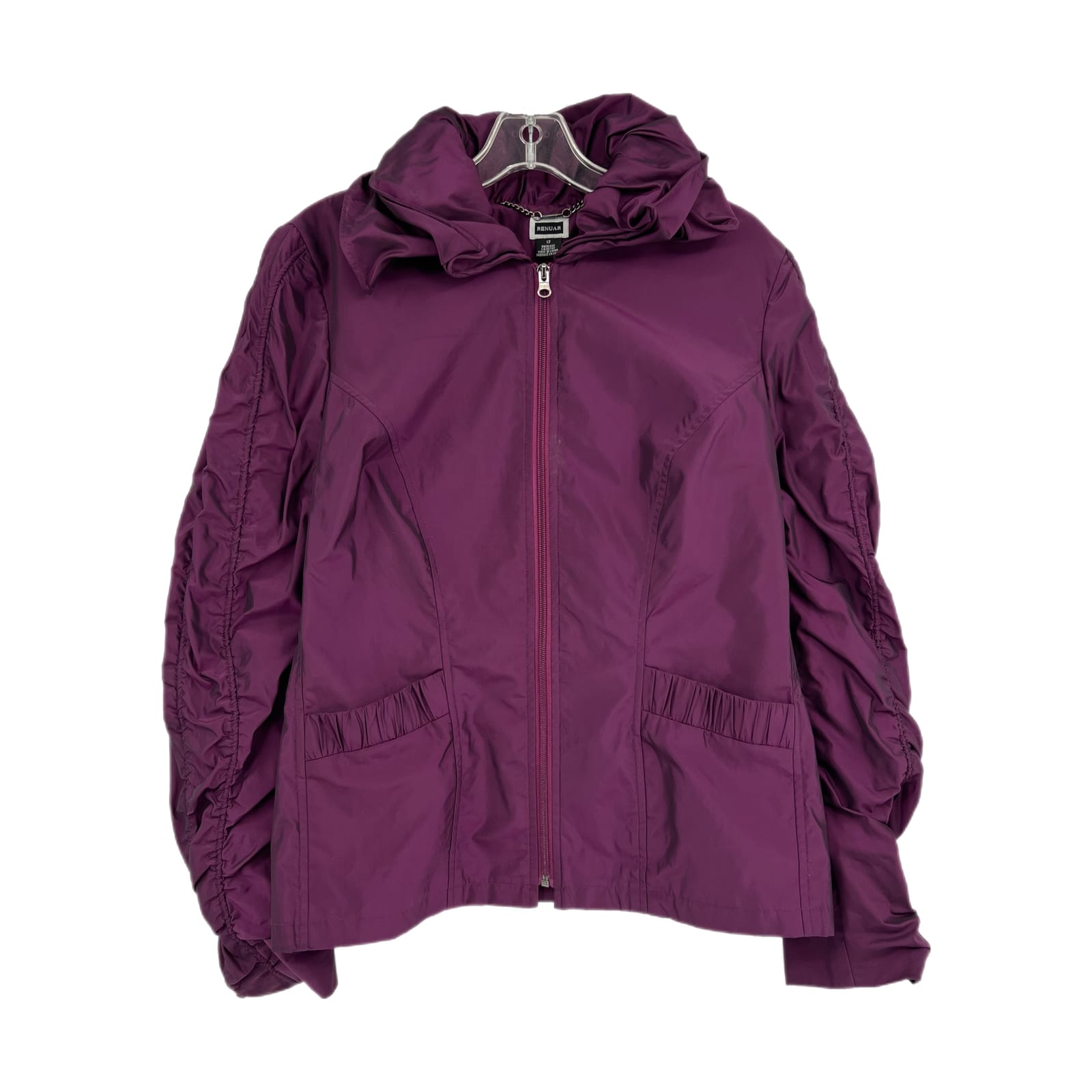 Renuar Purple Ruched Jacket