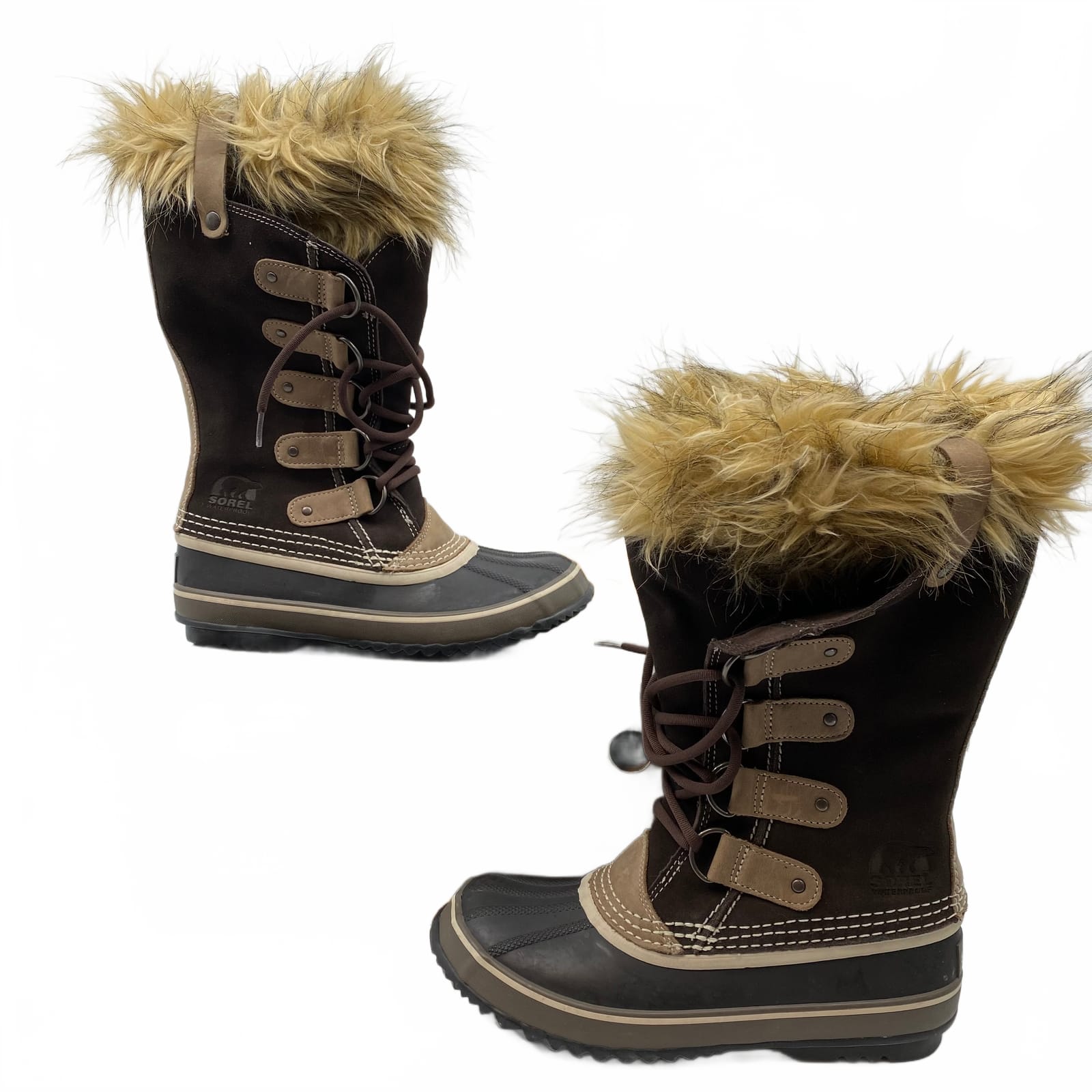 Sorel Joan of Arctic Brown Suede Waterproof Boots
