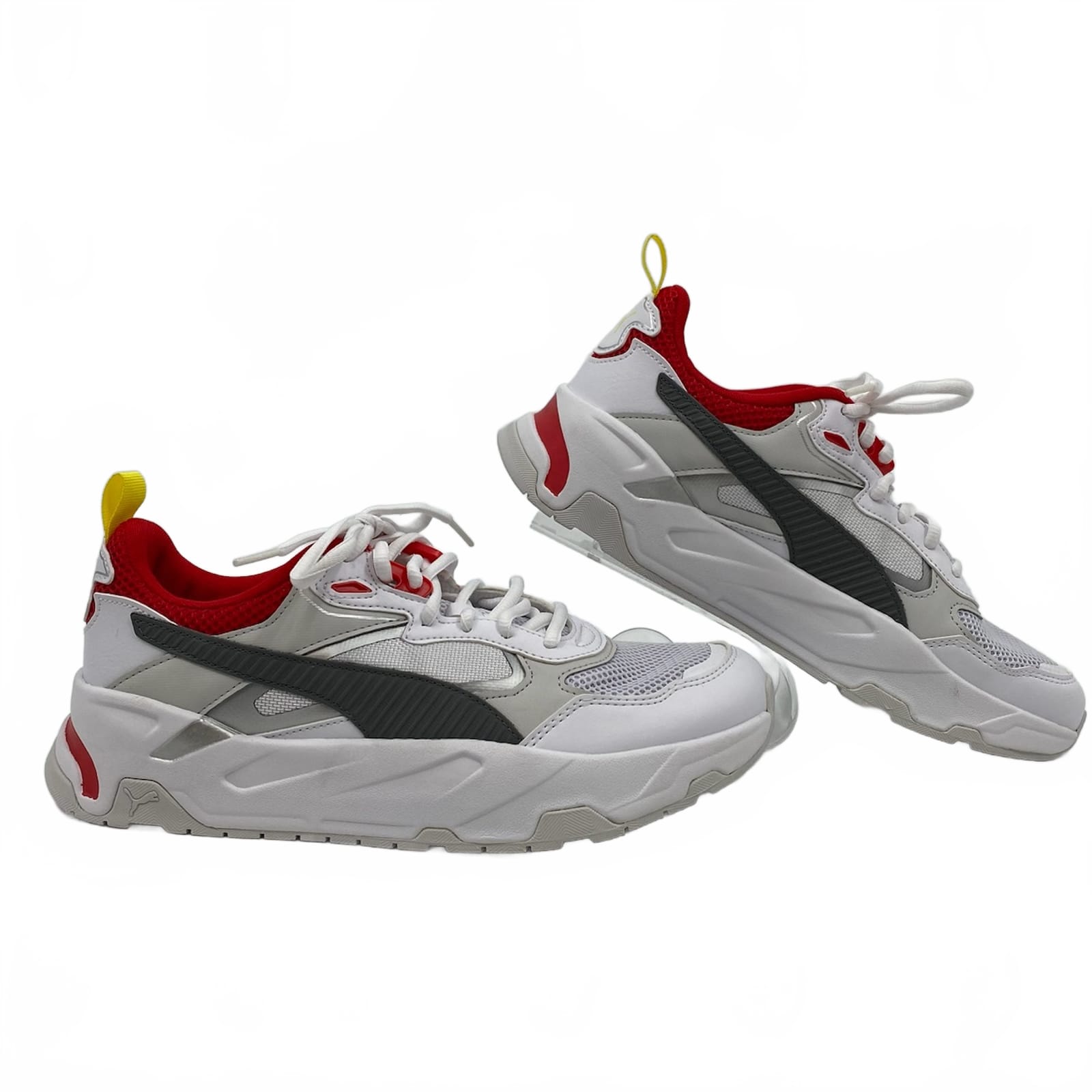 Puma White Red Ferrari Trinity Sneakers