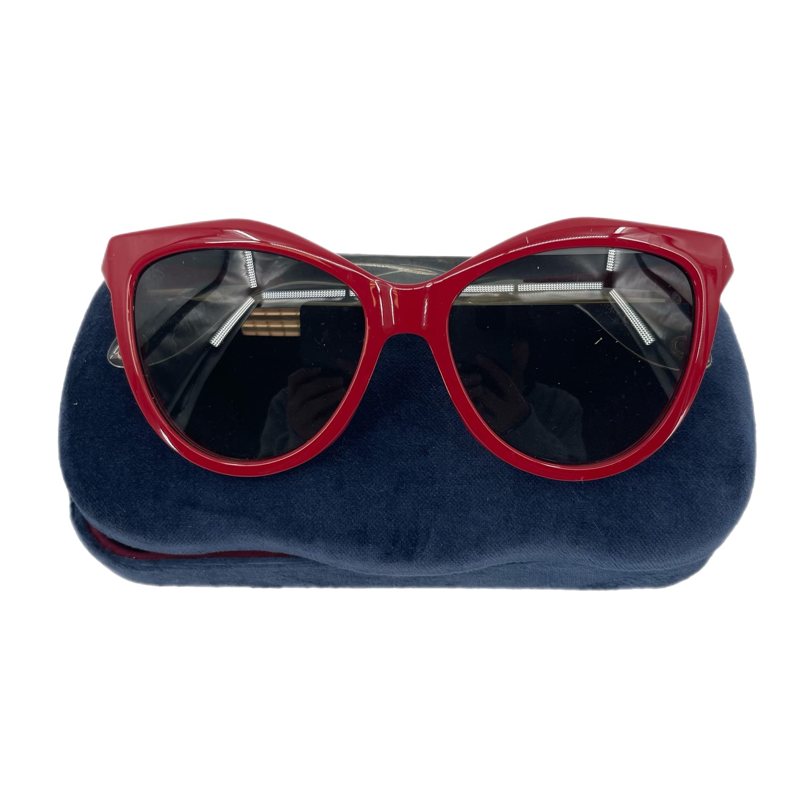 Givenchy Red & Yellow Logo Accent Sunglasses