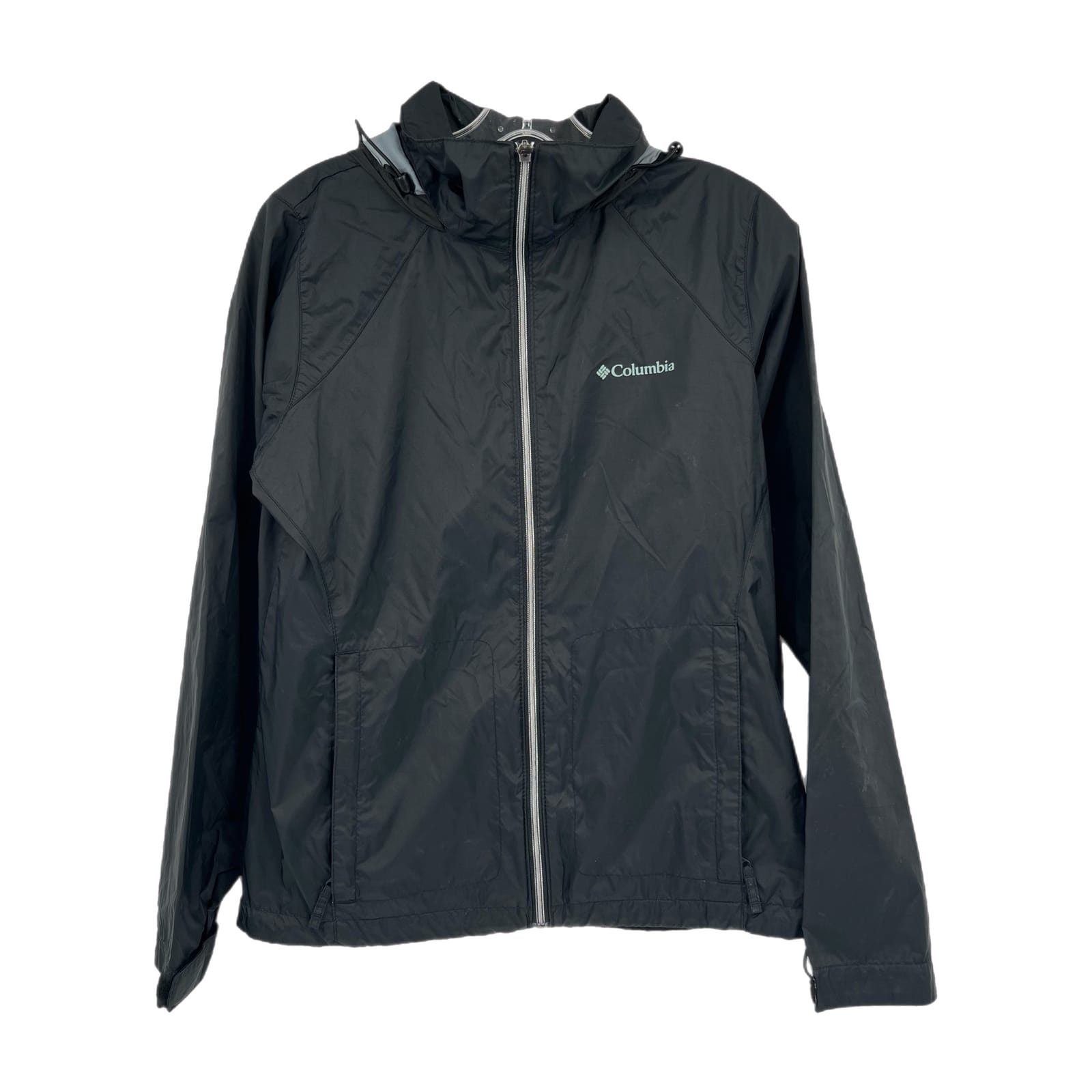 Columbia Black Classic Windbreaker Jacket